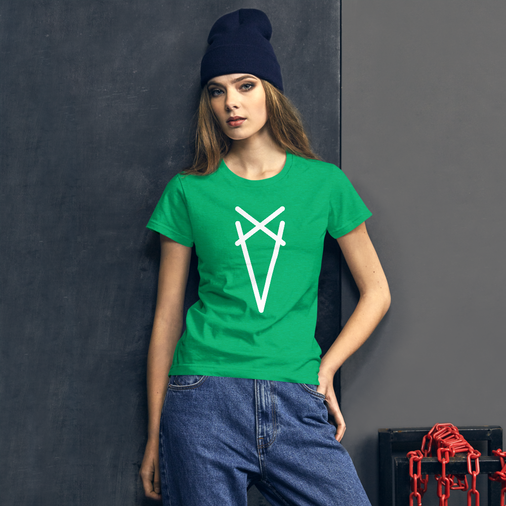 Women's Short Sleeve T-Shirt [Up-Bow, Away]