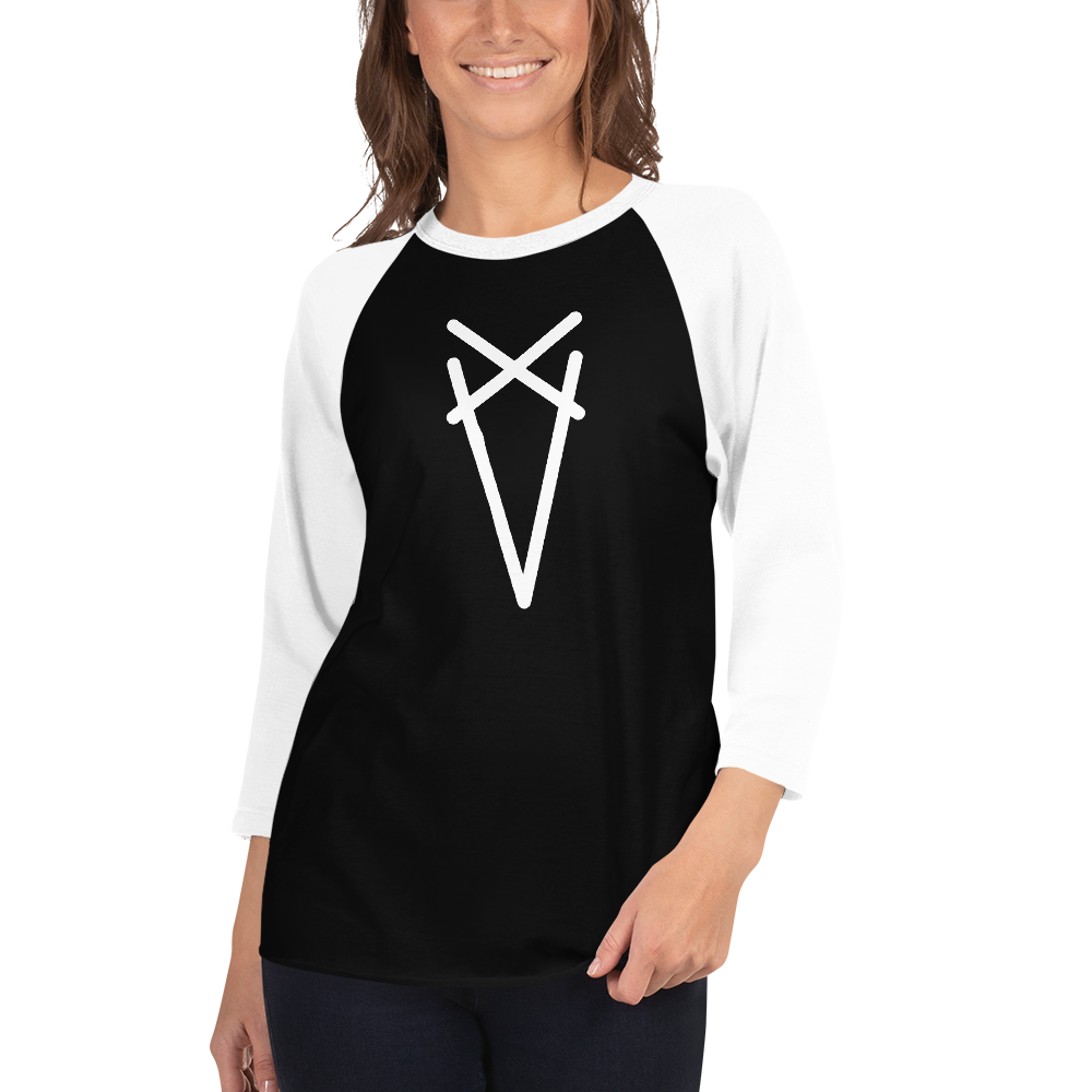 3/4 Sleeve Raglan Shirt [Up Bow, Away]