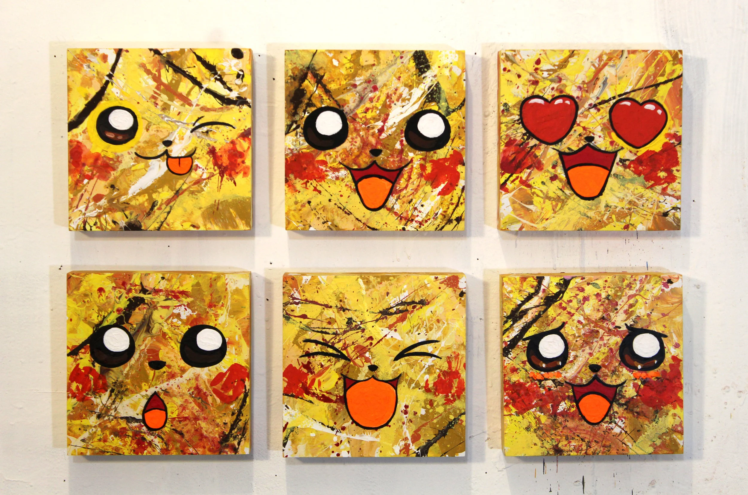Continuing the trend of the Kirby Blocks, I wanted Pikachu to join in on the fun. But instead of focusing most of my attention to the background, I wanted to pay close attention to the many great faces the little yellow pika shows.