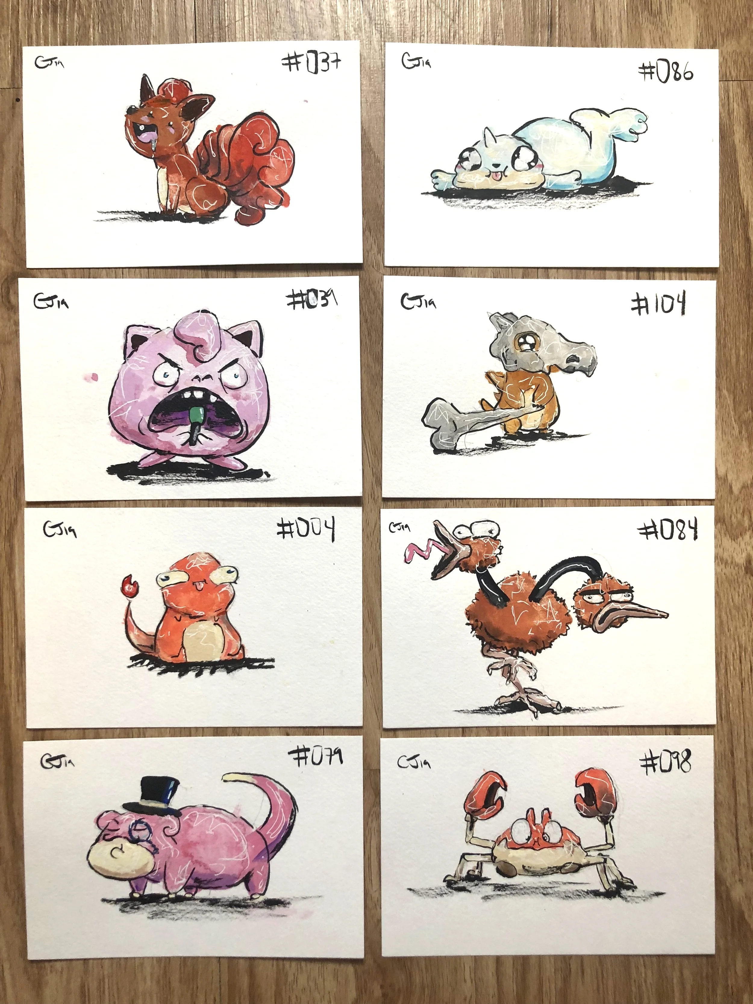 Gotta Paint them all! Pokemon was a big part of my childhood. When it came to do fanart of Pokemon, I could’t chose which character to do, so I decided to do all the original 151. A very long but super rewarding process. I hope to have all shown showcased here soon.