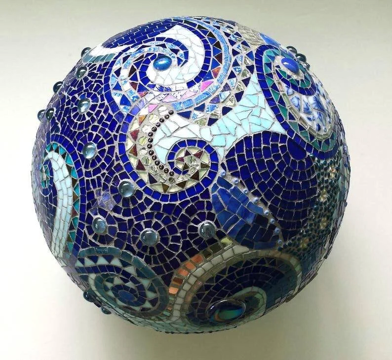 Online Mosaic Class - Hanging Sphere Hosted by ClayMotion