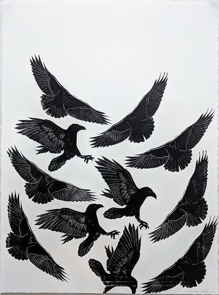 Online Worksho - Linocut Stamp (Printmaking) 
