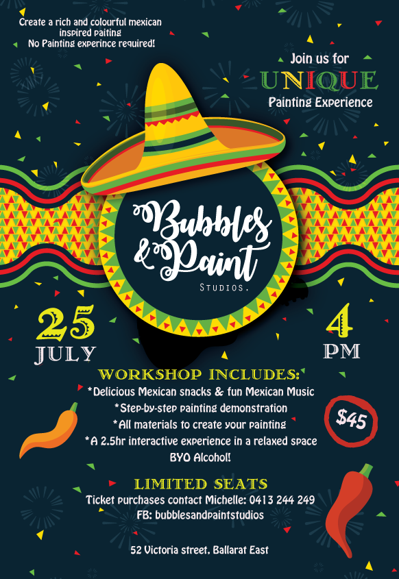 Bubbles and Painting Studios 'Mexican Style'