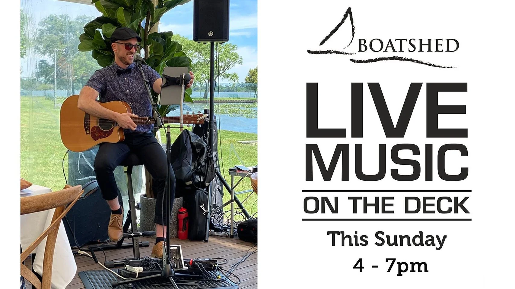 Sunday Sessions with Matty Chaps at the Boatshed