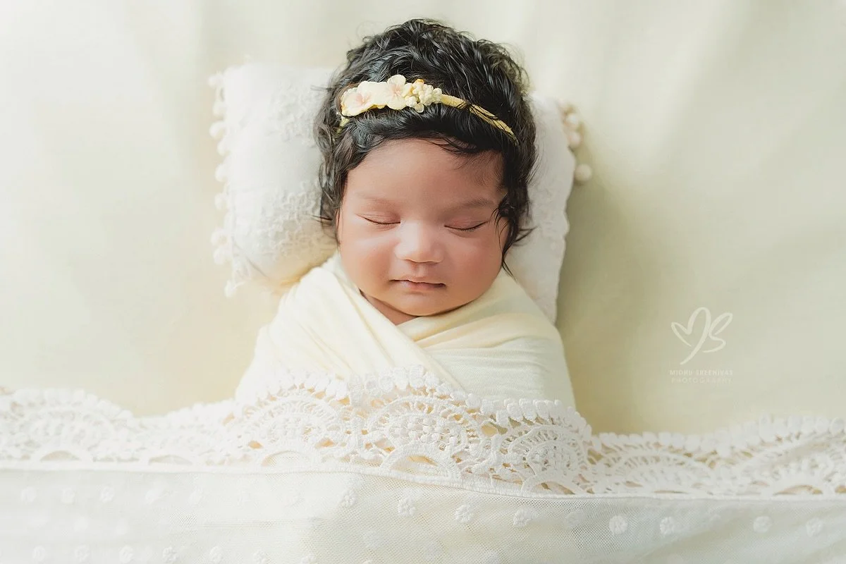 Just look at her little hair locks!