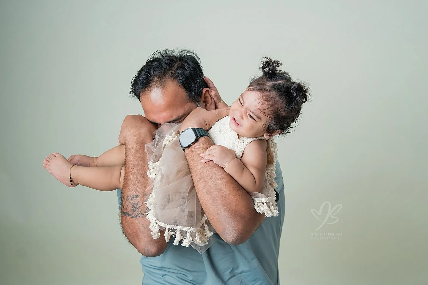 Love, laughter, and a little one who completes their world &lt;3  Family portrait are the sweetest.