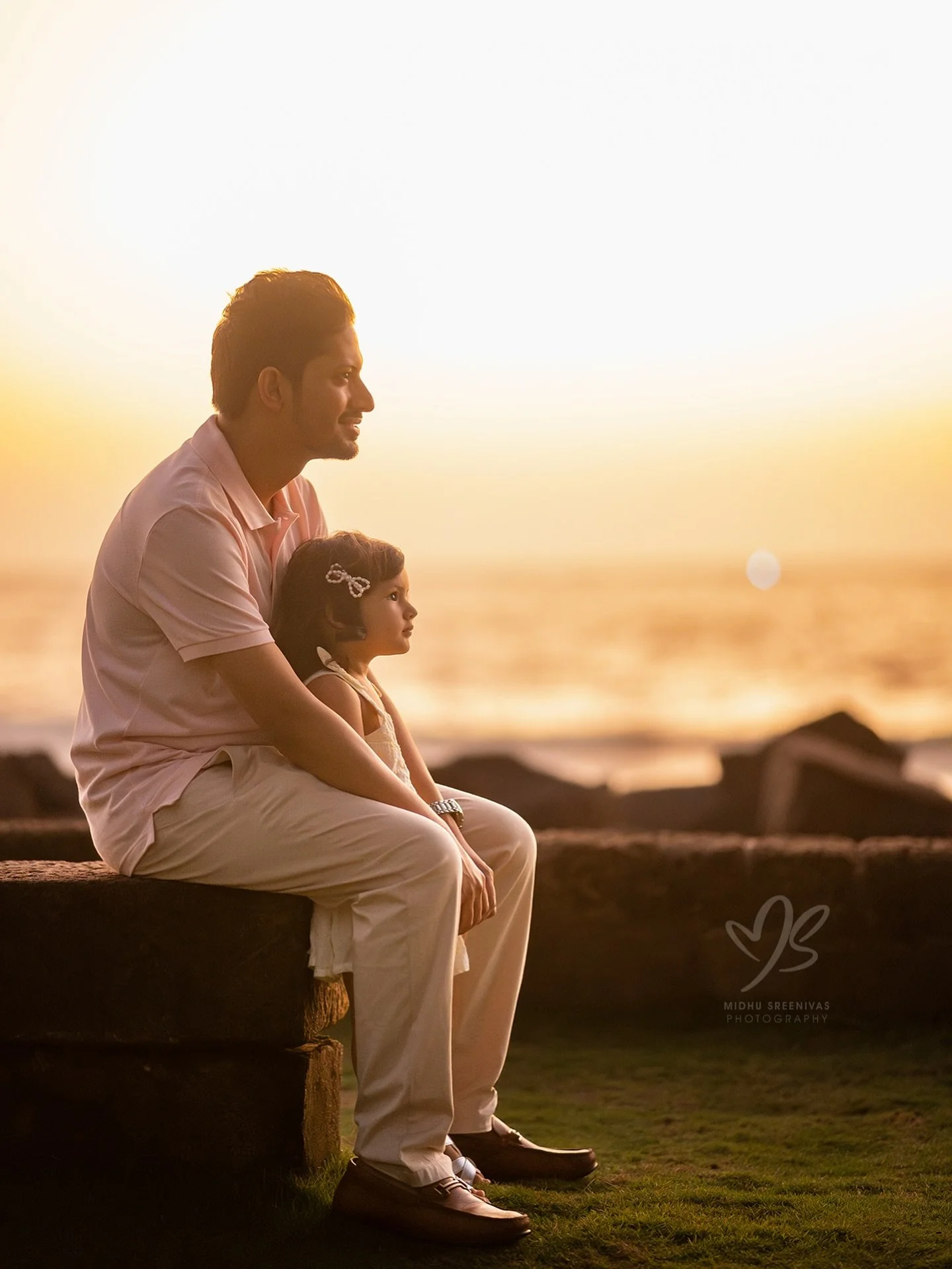 Sunset. Stillness. Fatherhood.