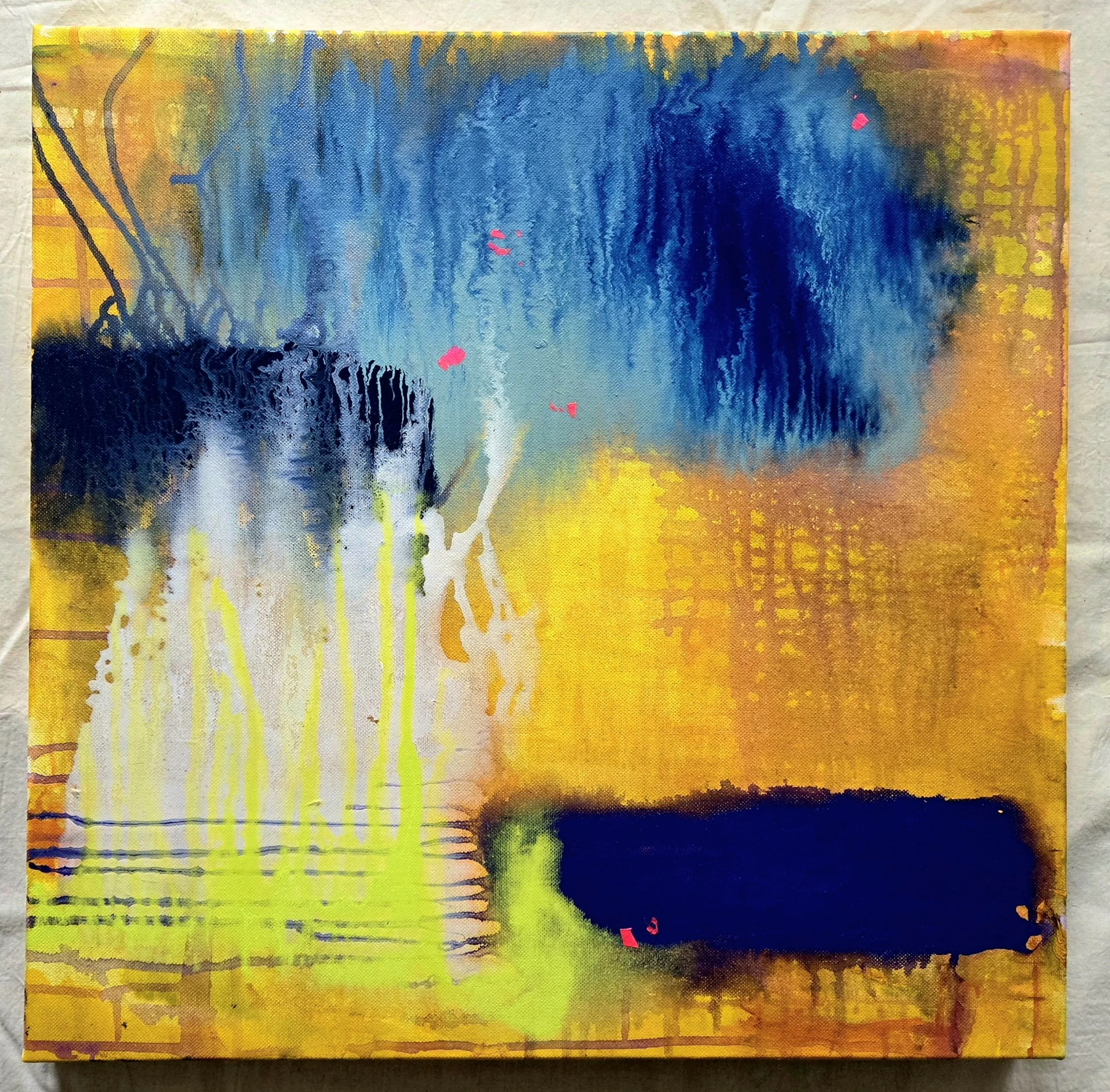 Smoke follows beauty, aoc, 20x20, 2025