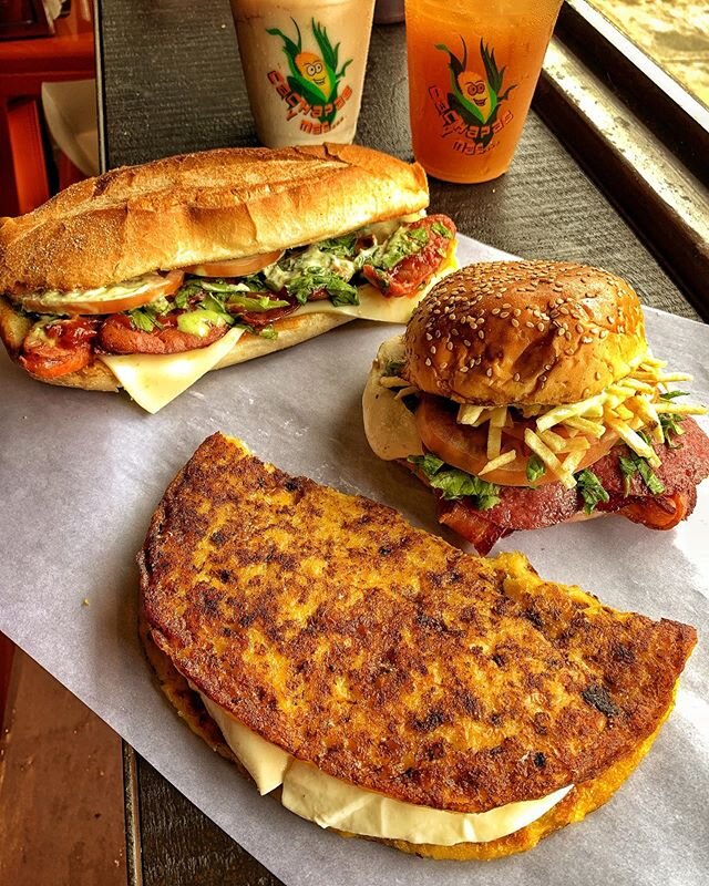 Treat your self to ALL of our VENEZUELAN favorites! 🇻🇪
Order #CACHAPASYMAS for DELIVERY &amp; PICK UP! 🔥
📍:&nbsp;@cachapasymas
🏙: Washington Heights, NYC
🏙: Ridgewood, Queens
👇🏼 TAG YOUR FRIENDS! 👇🏼