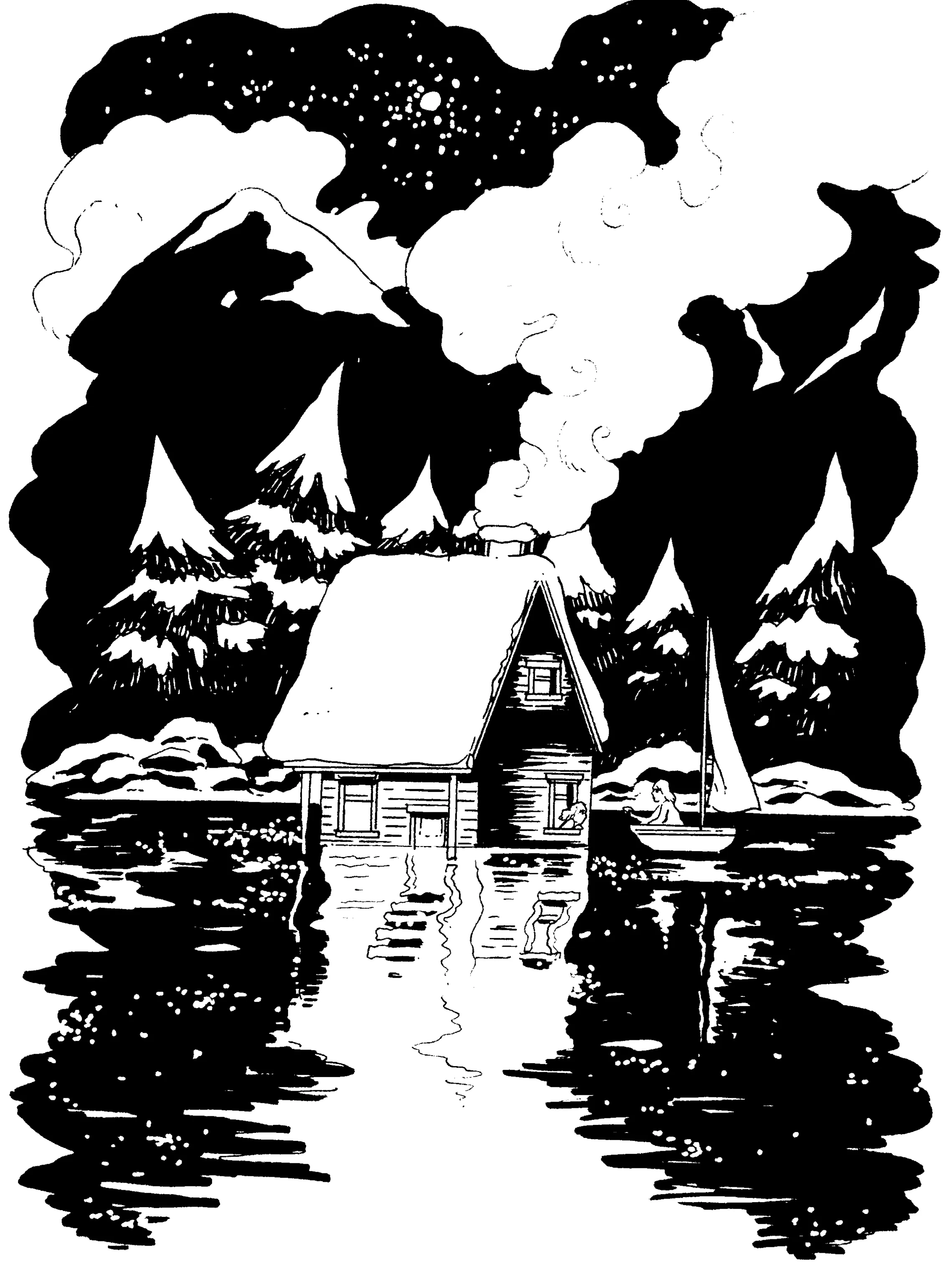 Who doesn’t love a good floating cabin?