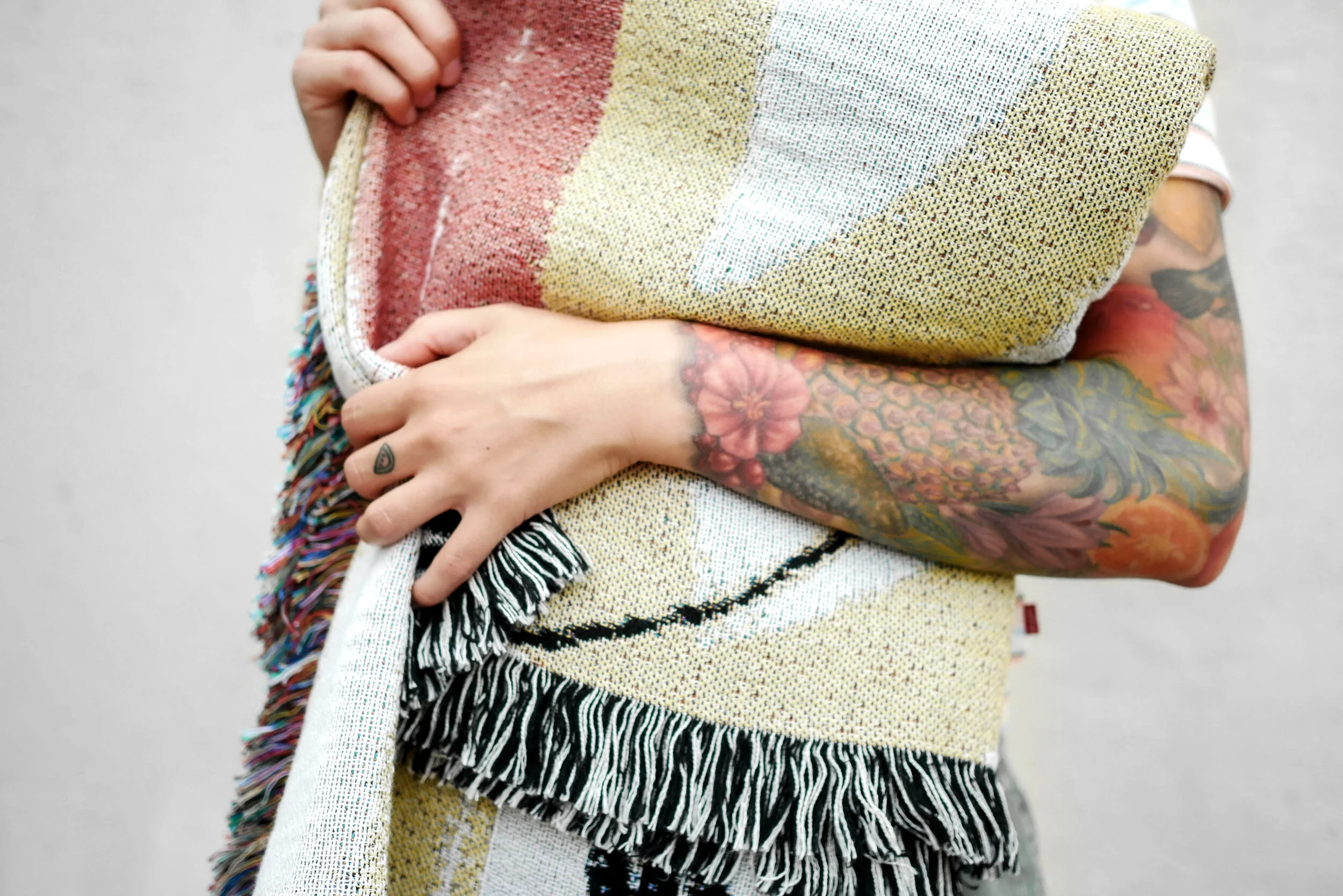 MALIA Woven Throw Blanket — Susanne Vogel Design