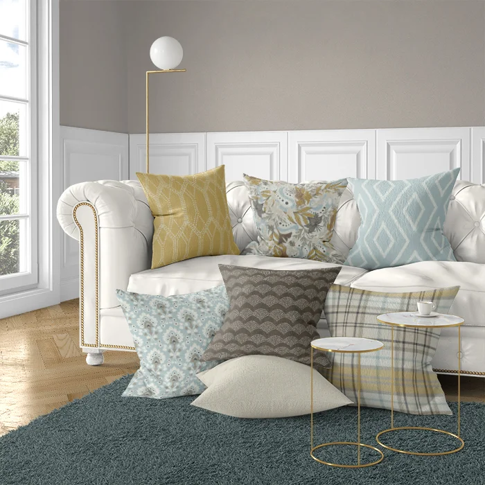 A big concern of some clients was the amount of selections, too much to choose from! I collaborated with the Design Team to create ready-to-buy curated collections in various color ways to help clients take the first step to customizing.