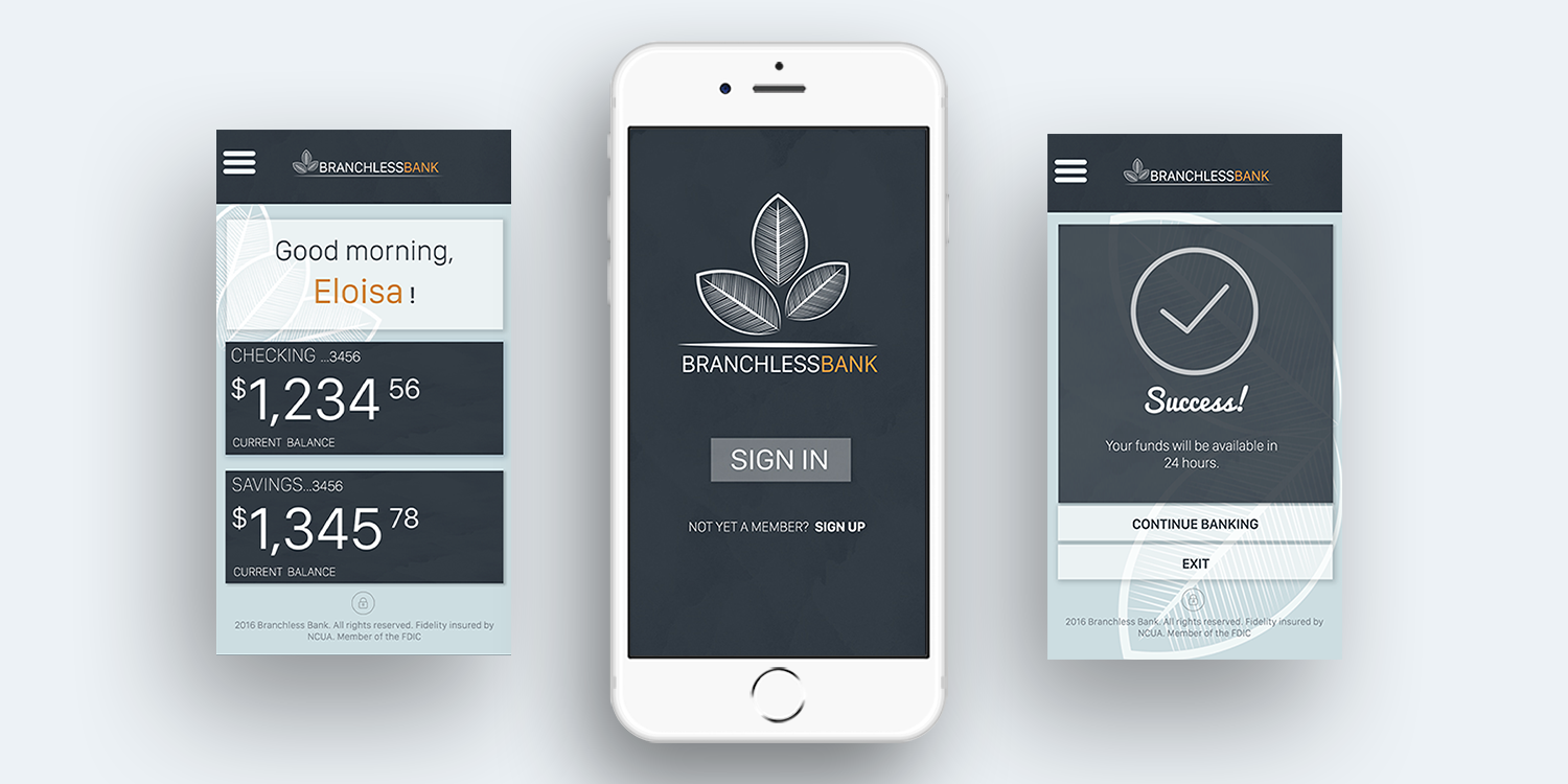 Prototype Project: Branchless Bank