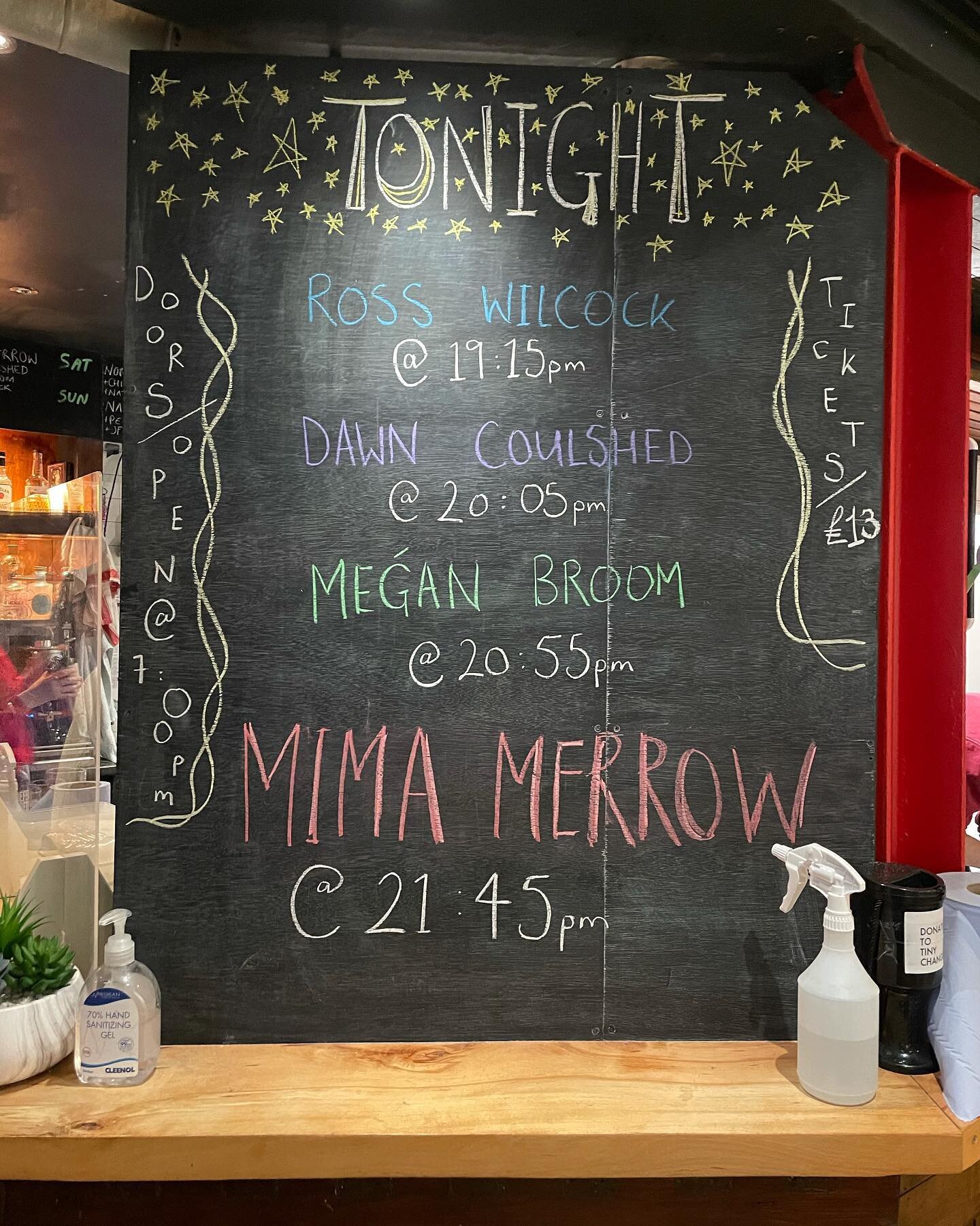 Stilll time to see Mima Merrow at the Hug and Pint. Come on down offbeat and lyrical music lovers @mimamerrow &hearts;️