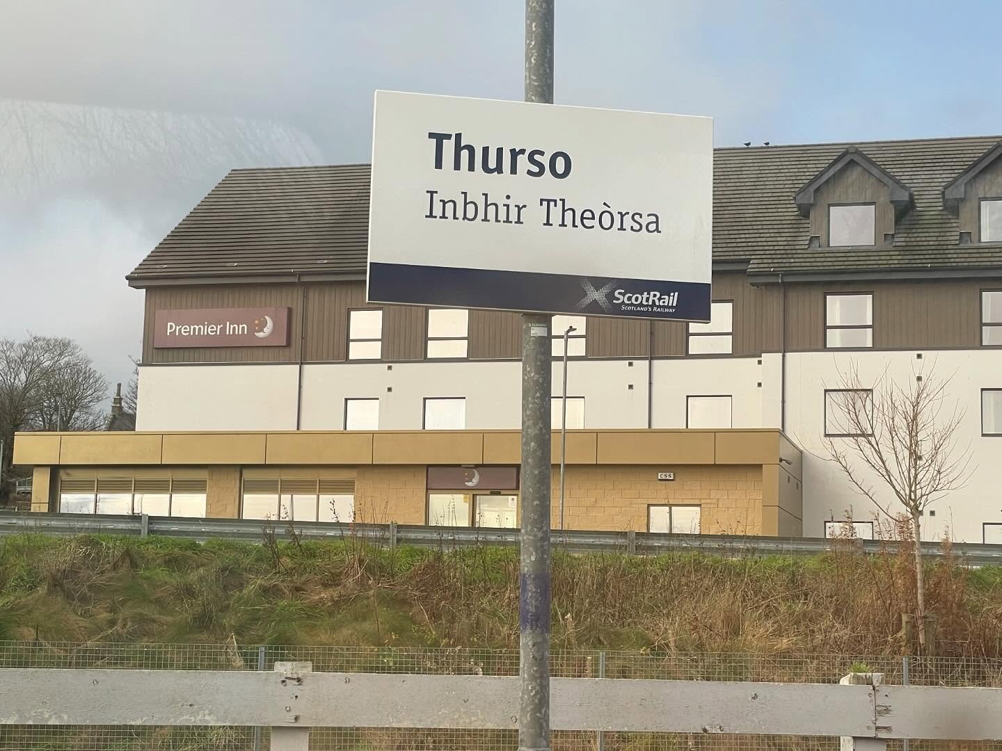 Ah quick stop in Bonnie Thurso&hellip; and then we REVERSE back again!