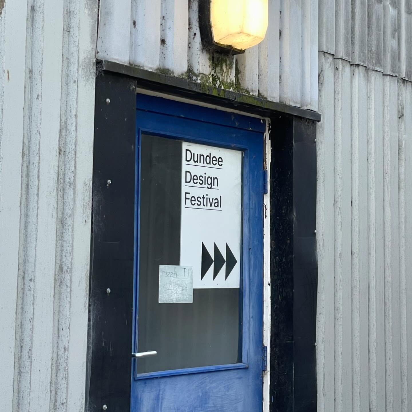No expense spent on the outside signage for Dundee Design Festival.. but the interior had some fun things. &hearts;️