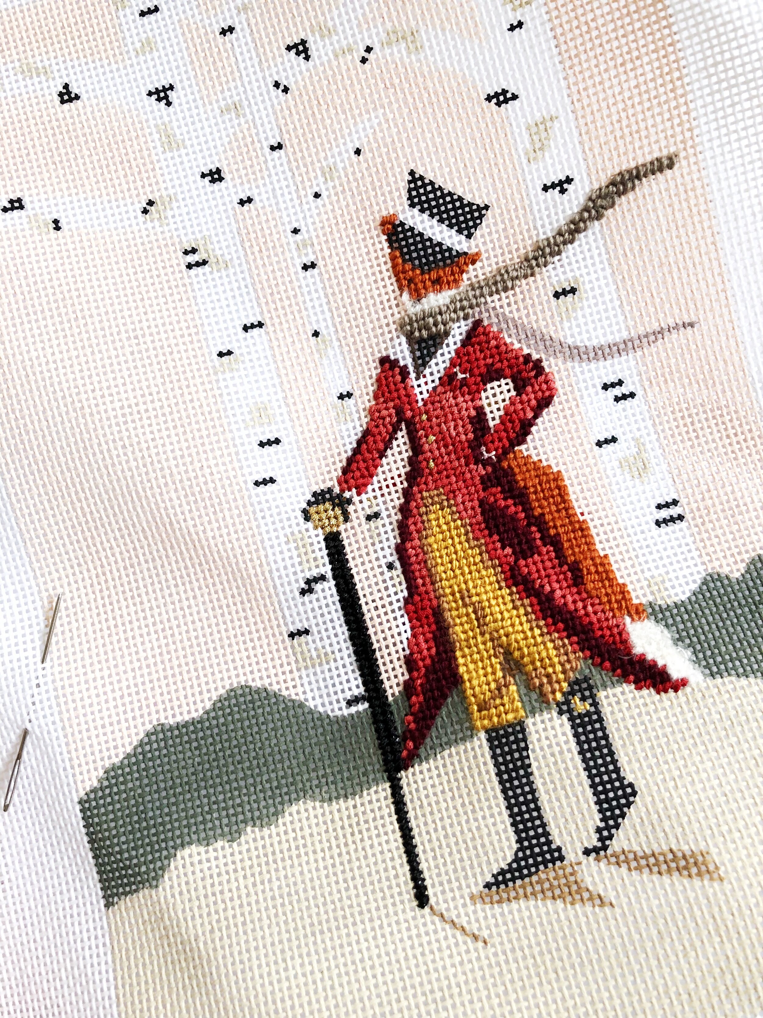 Plum Stitchery's Fox &amp; Birches