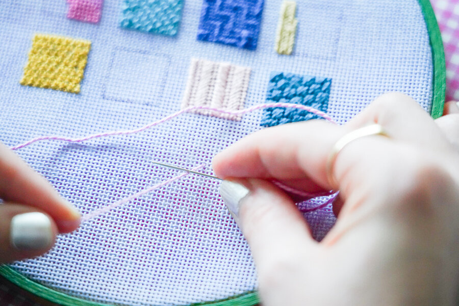 How To Start and End A Needlepoint Thread – Needlepoint For Fun