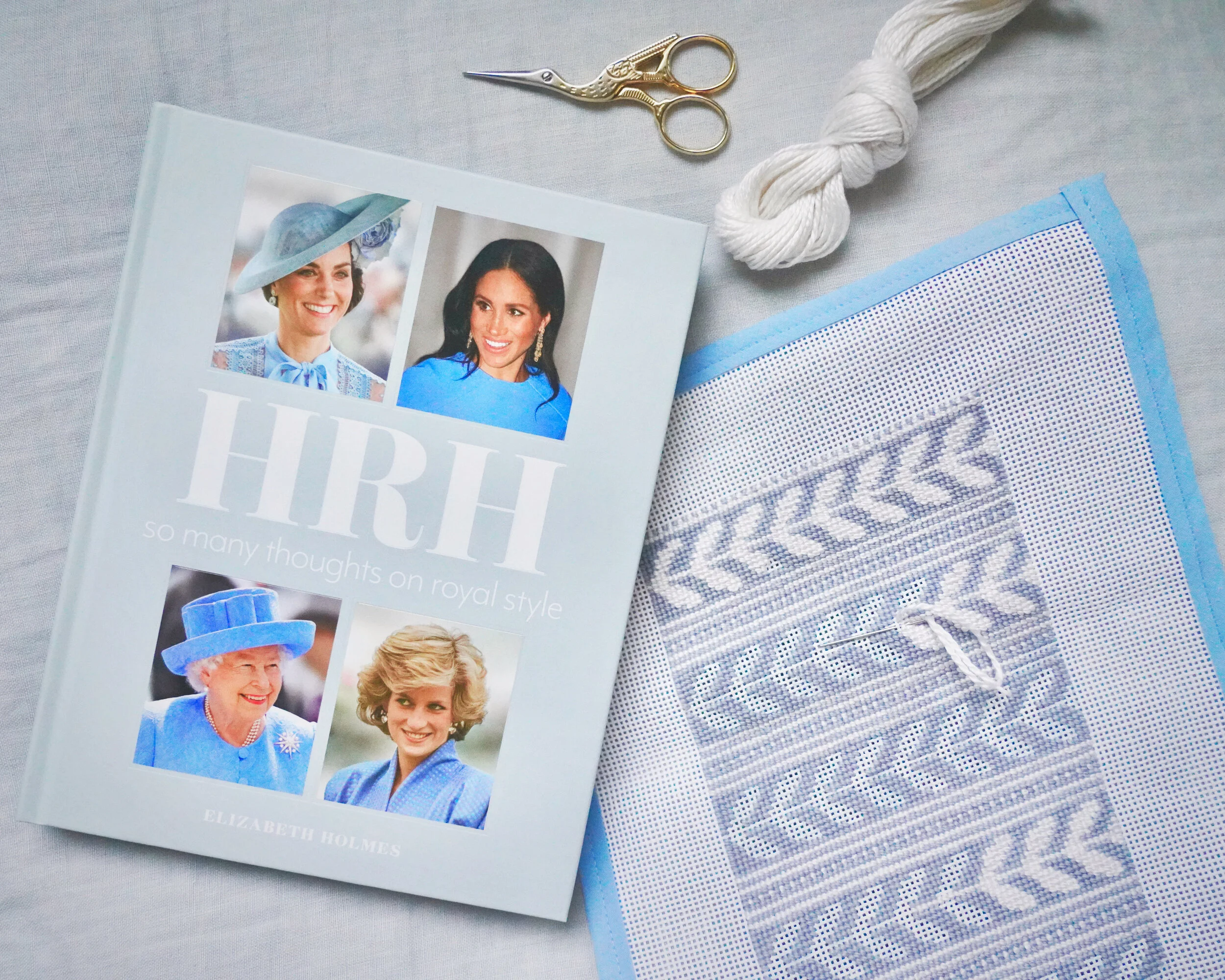 HRH Book & Duchess Needlepoint.jpeg