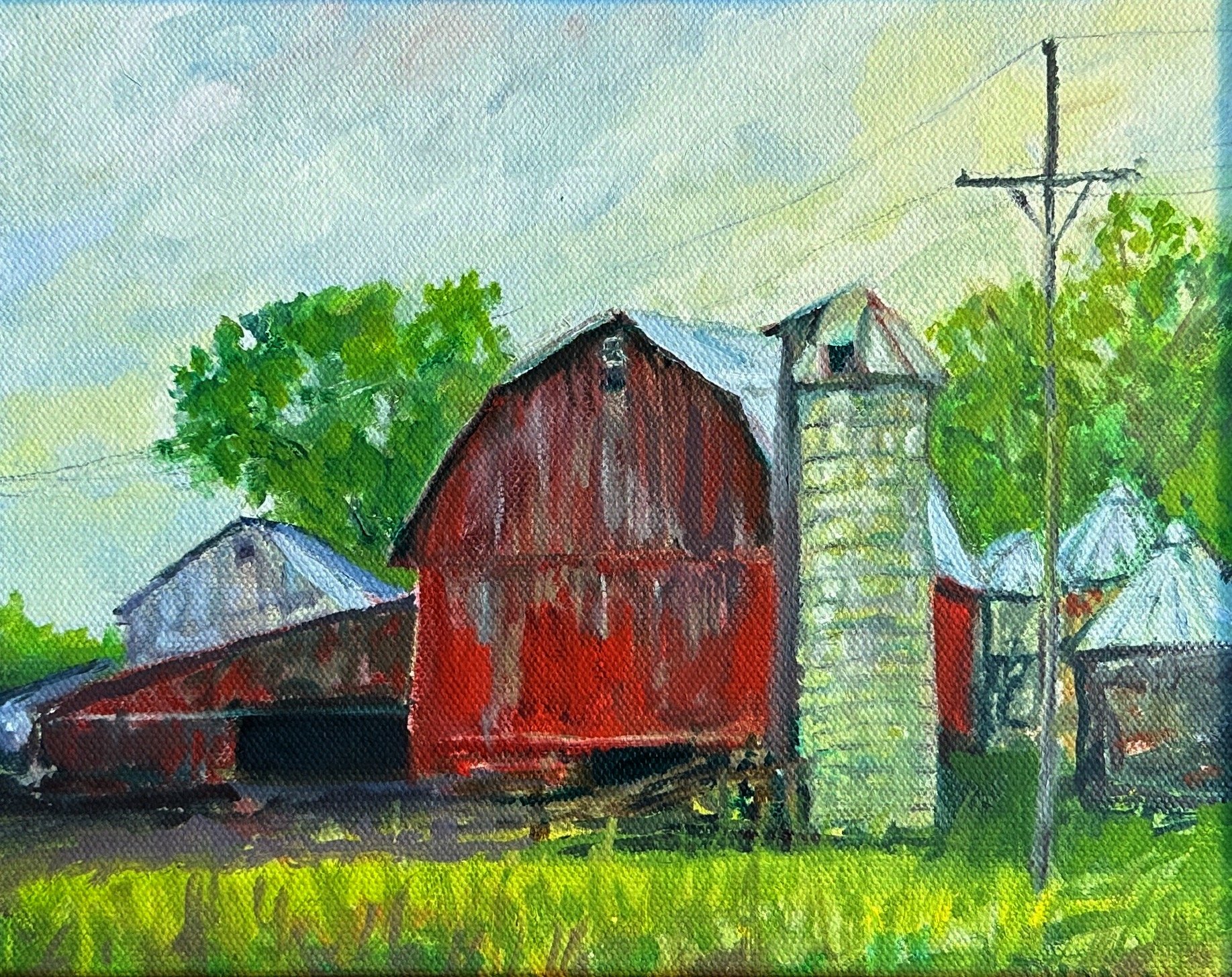 Old Barn
8 x 10 oil on canvas (Framed)
$250