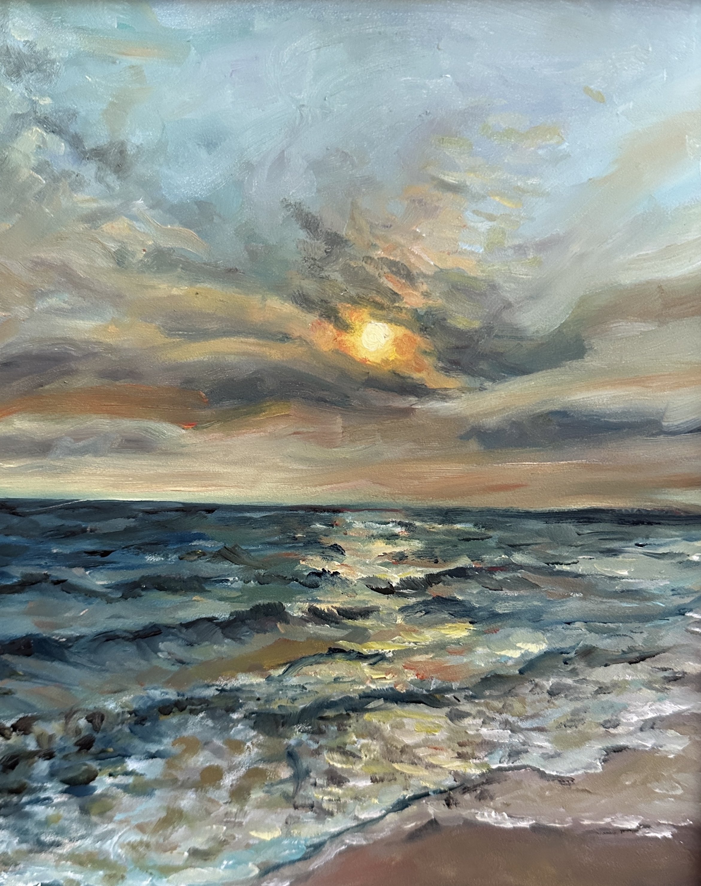 Point Storm Brewing
9 x 12 canvas (Framed)
SOLD