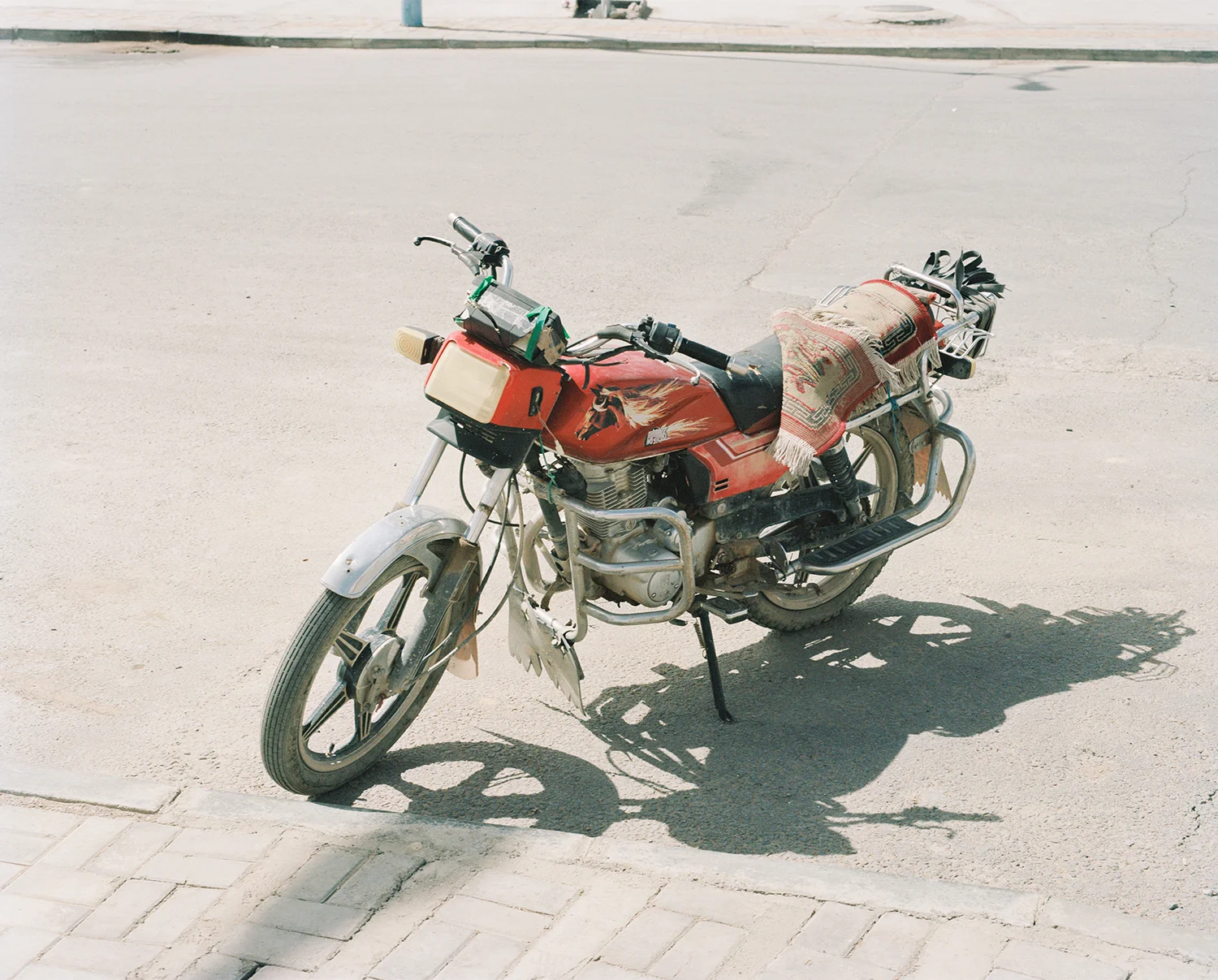 A horse that runs on wheels