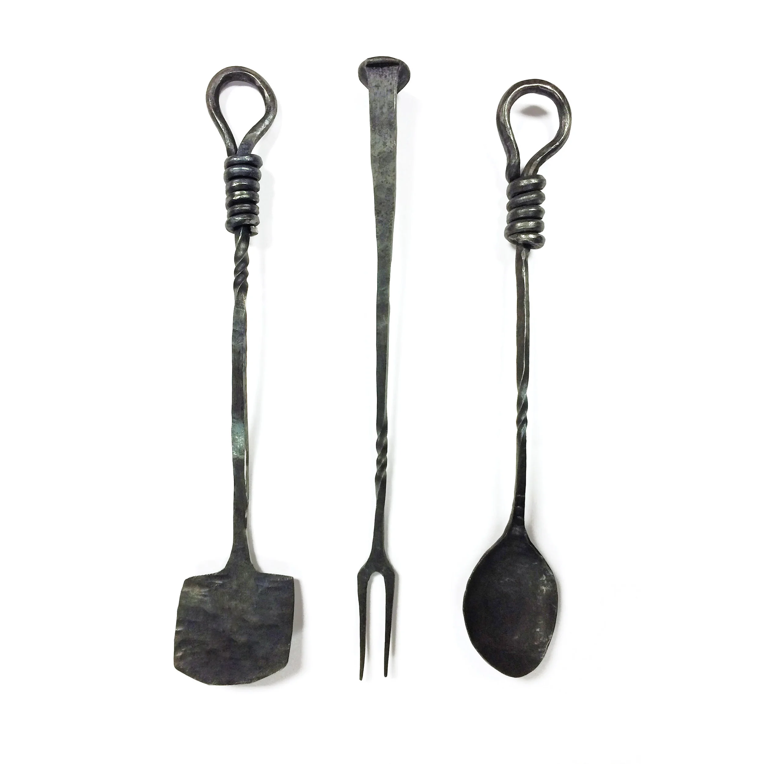  Railroad spike cooking set 