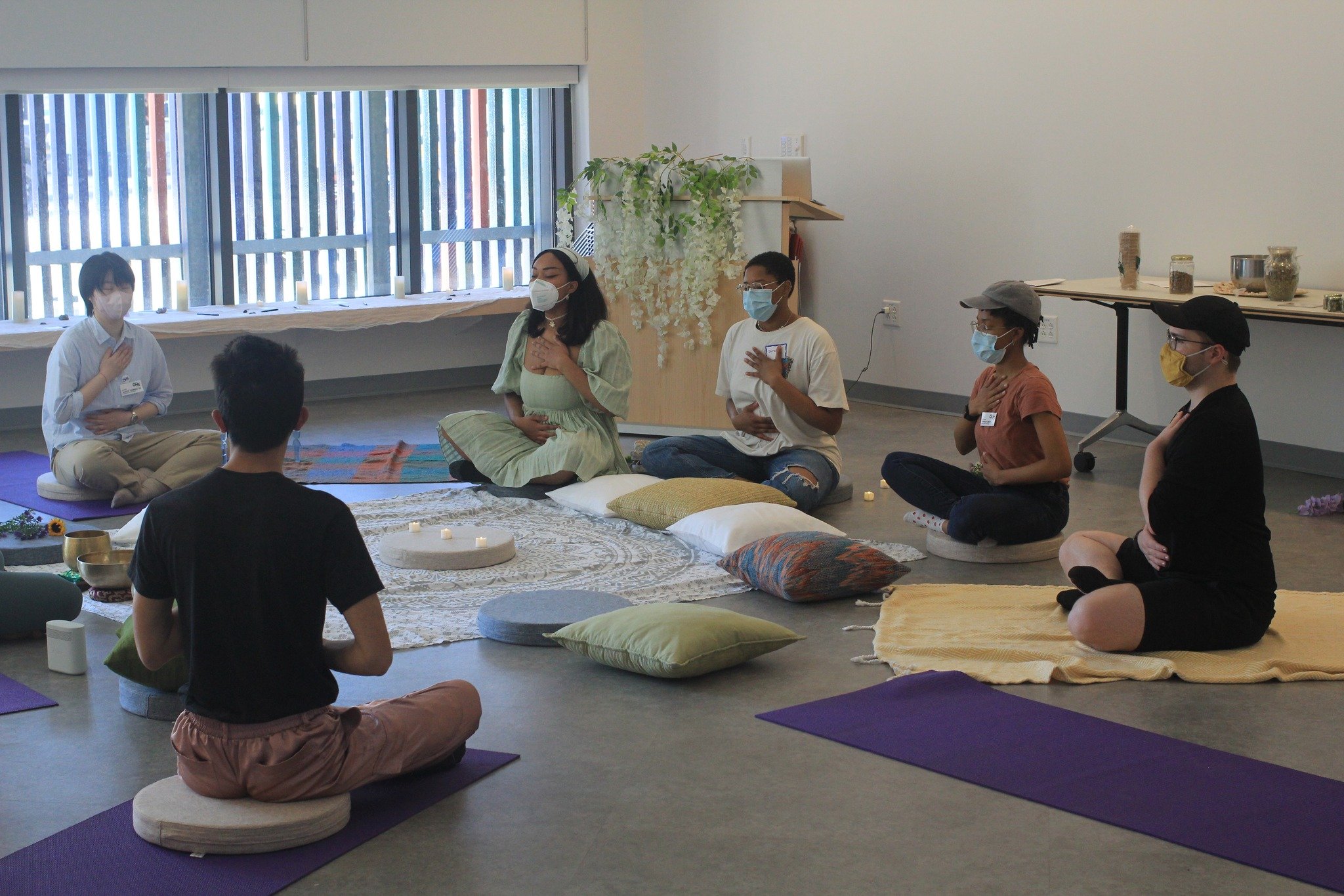 Branch Out With C1: Tranquility and Tea for Superhero Moms featuring Leela Yoga + Wellness Founder Marlene Boyette and Herbalism Artist Julissa Emile Boston Public Library, Roslindale Branch