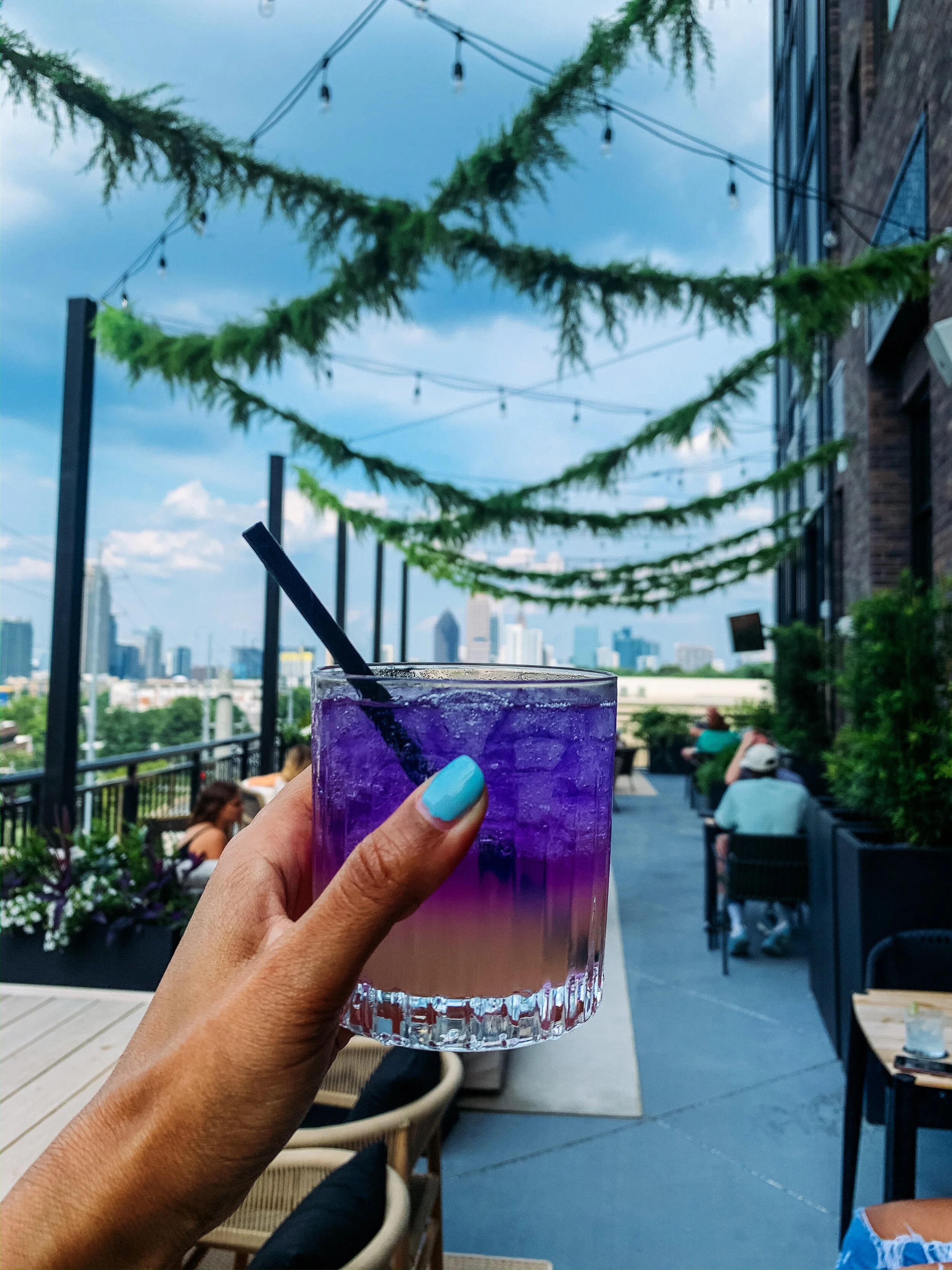Atlanta's Westside Has a New Rooftop Bar with Colorful Drinks, Tasty Bites