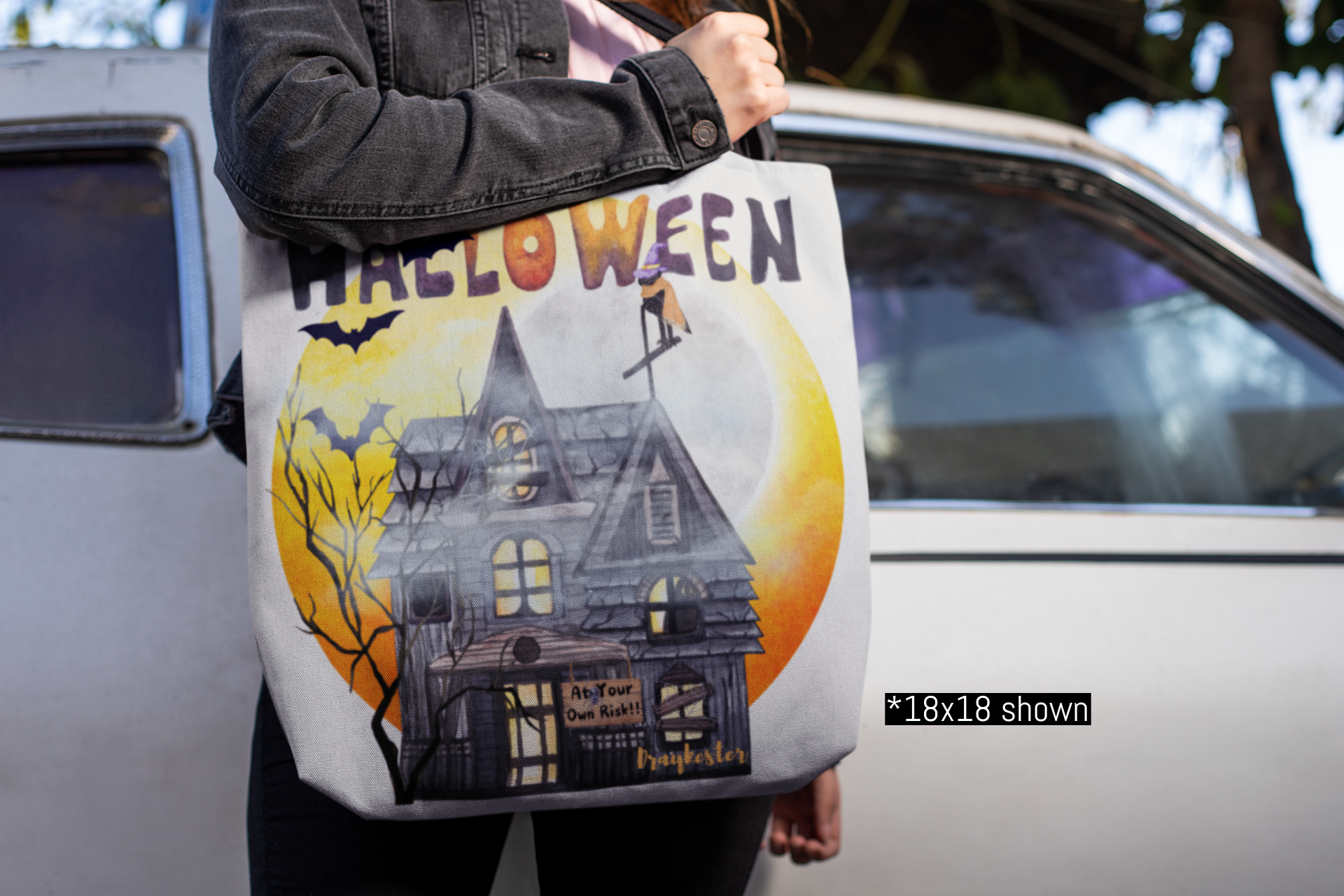 Haunted House Tote Bag!