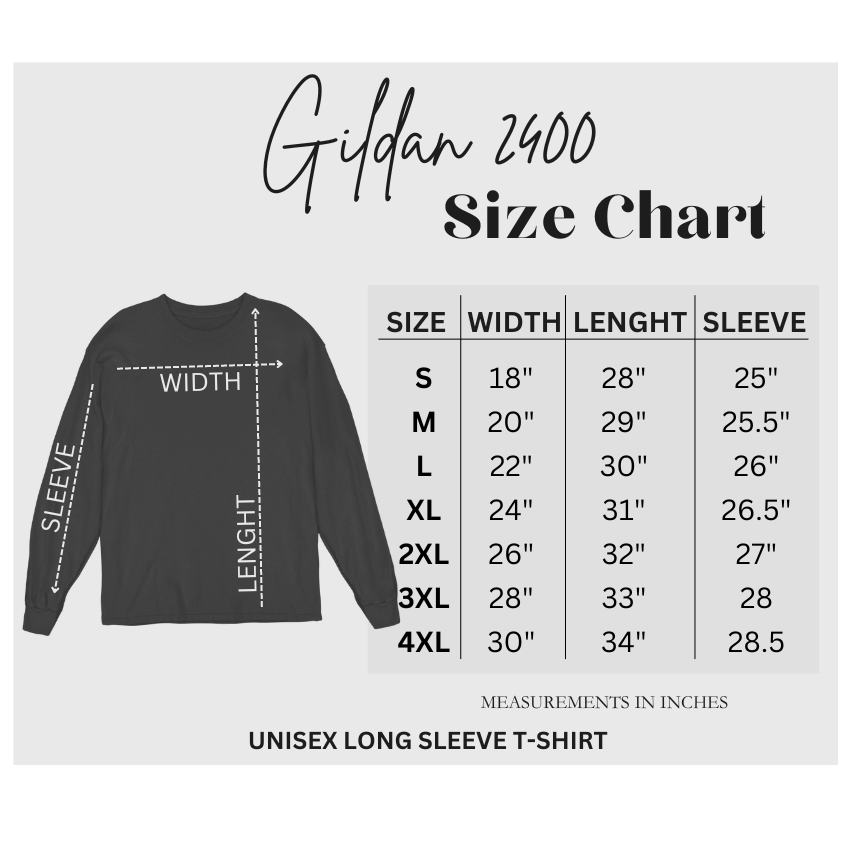 Gildan 2400 size chart.png