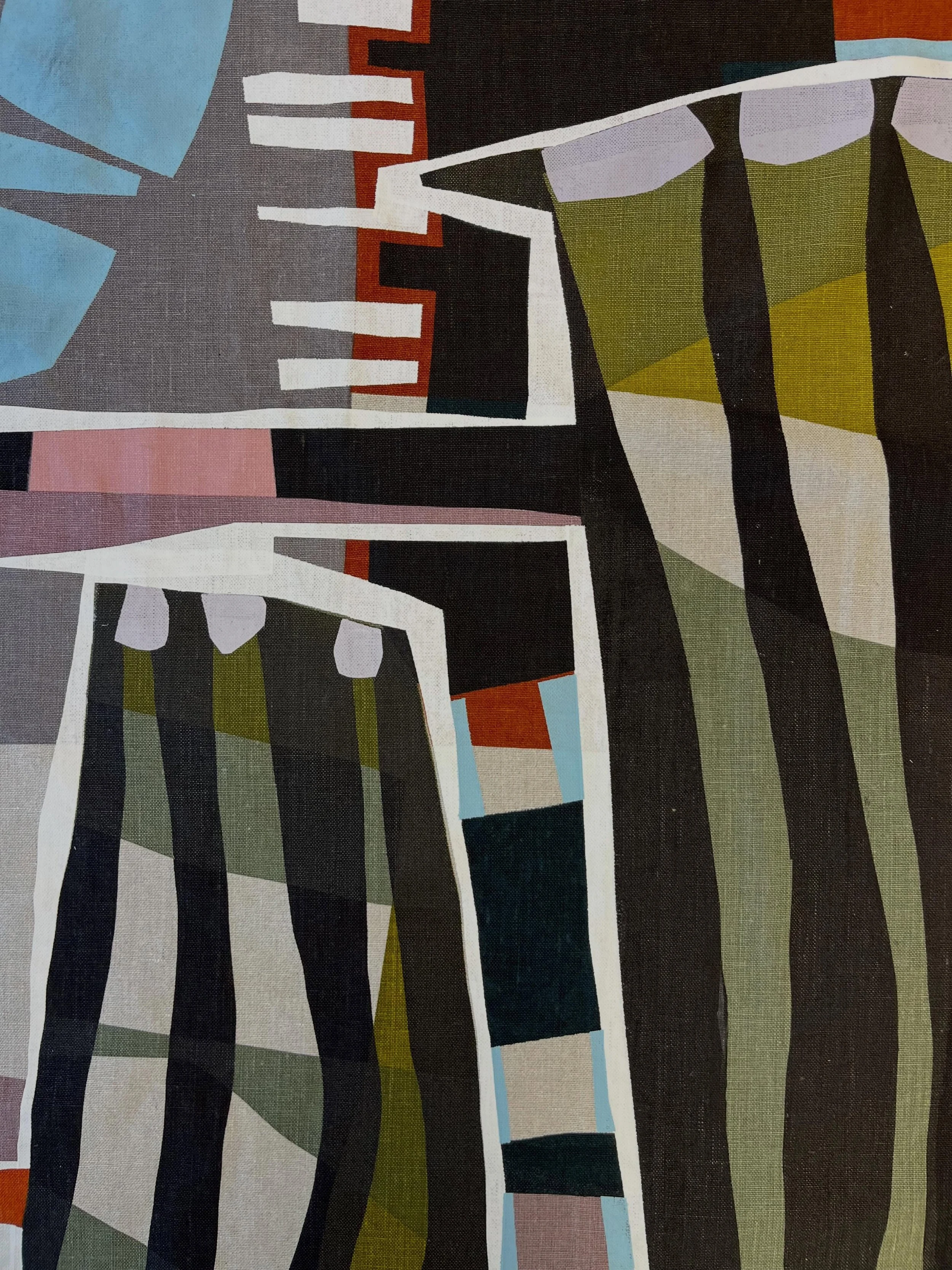 This is not a revisiting post but rather something to look forward to!

I will be exhibiting a new collection of wallhangings and drawings at @antobarandmulltheatre this summer - 5 years on from my first show there!
My exhibition &lsquo;Transit&rsquo