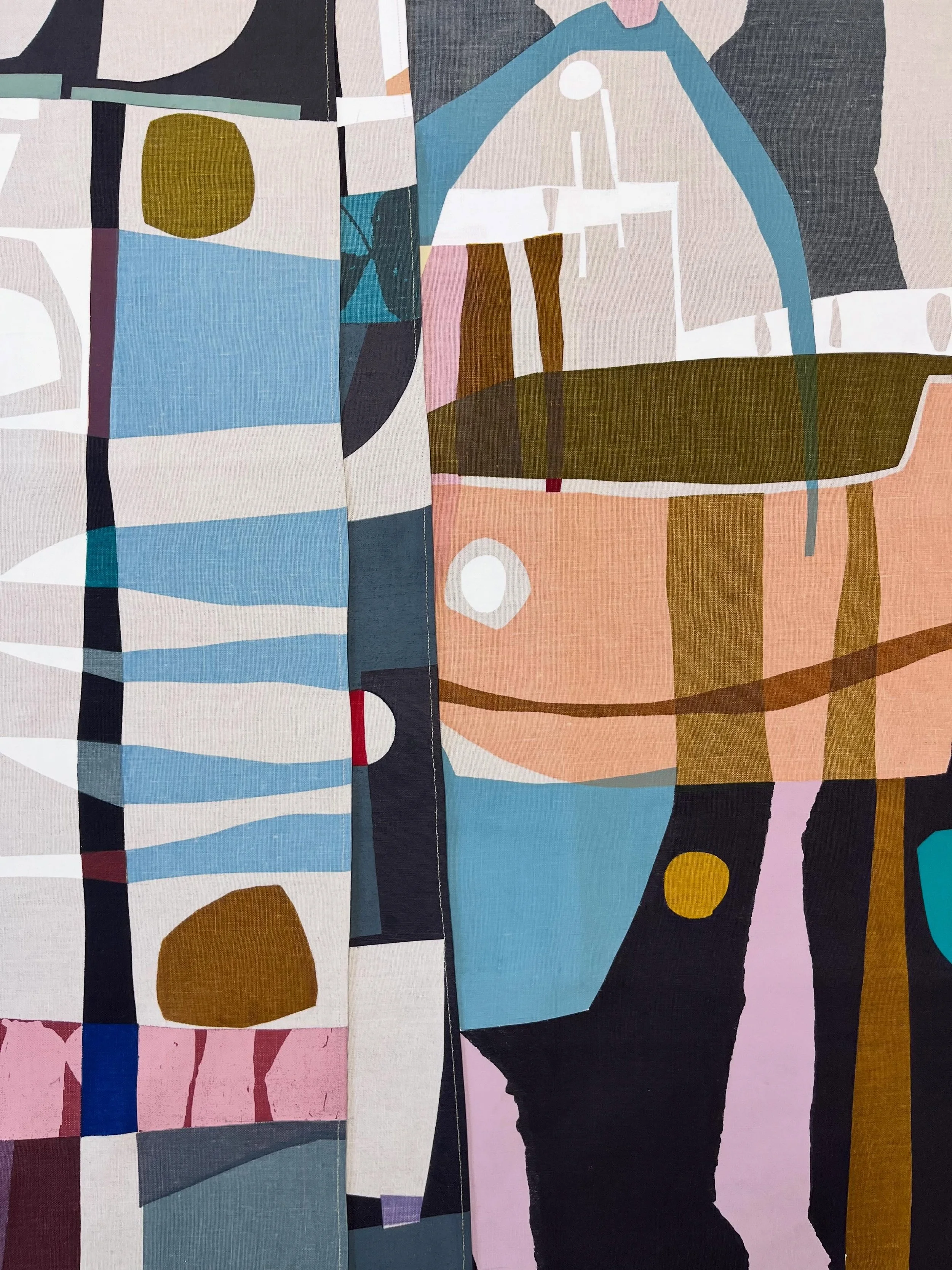 While I&rsquo;m revisiting the archives, I&rsquo;m also making new work!

Today I finished sewing up and finishing all the wallhangings for my exhibition at @antobarandmulltheatre next month (11th July - 11th September).

I said yes to this exhibitio