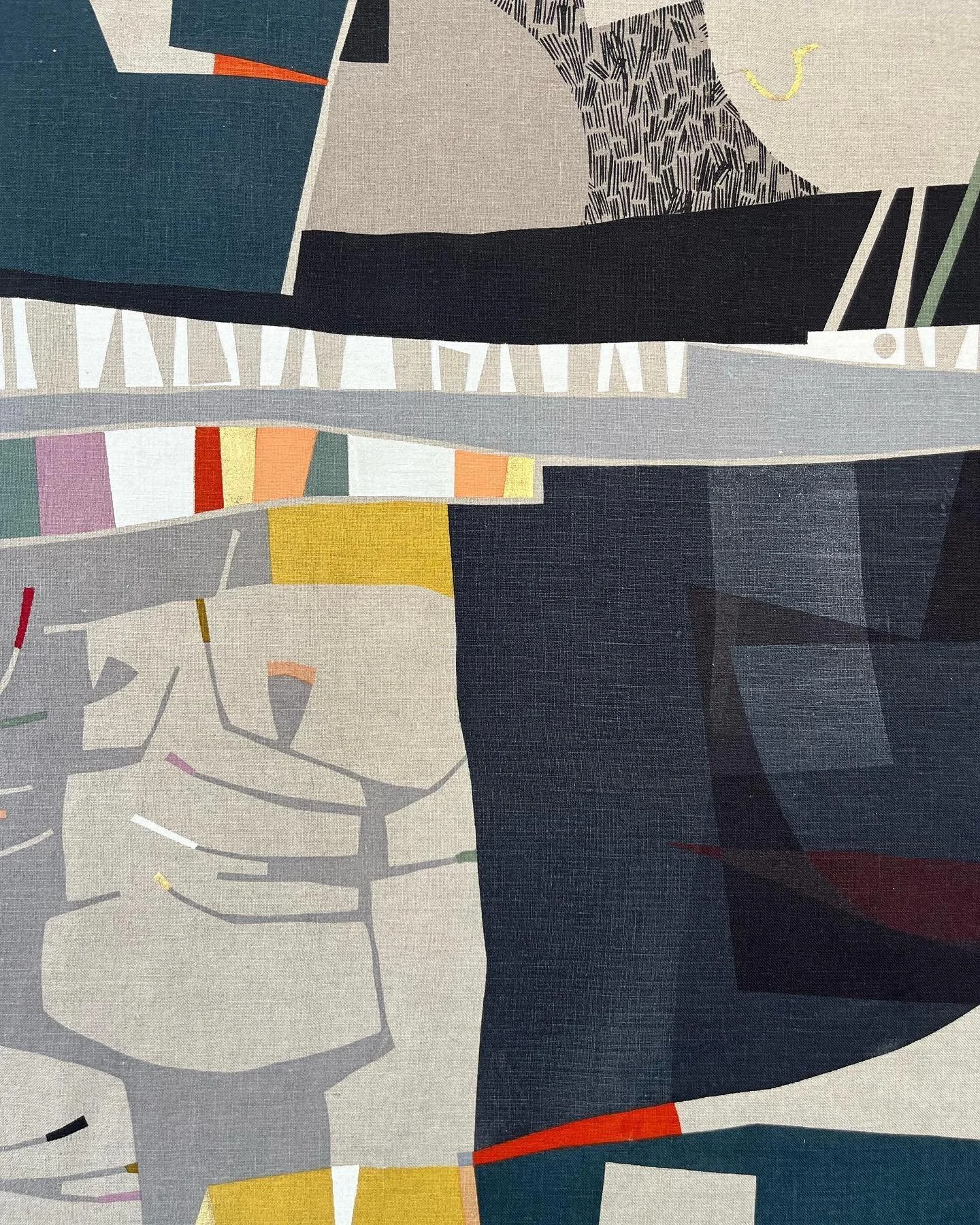 14/30

Day 14 of sharing favourite work, posts and moments from the last 7 years after Meta unexpectedly disabled my previous account.

A Caladh wallhanging commission (2023). I&rsquo;ll share the full piece in time but here&rsquo;s a close-up for no