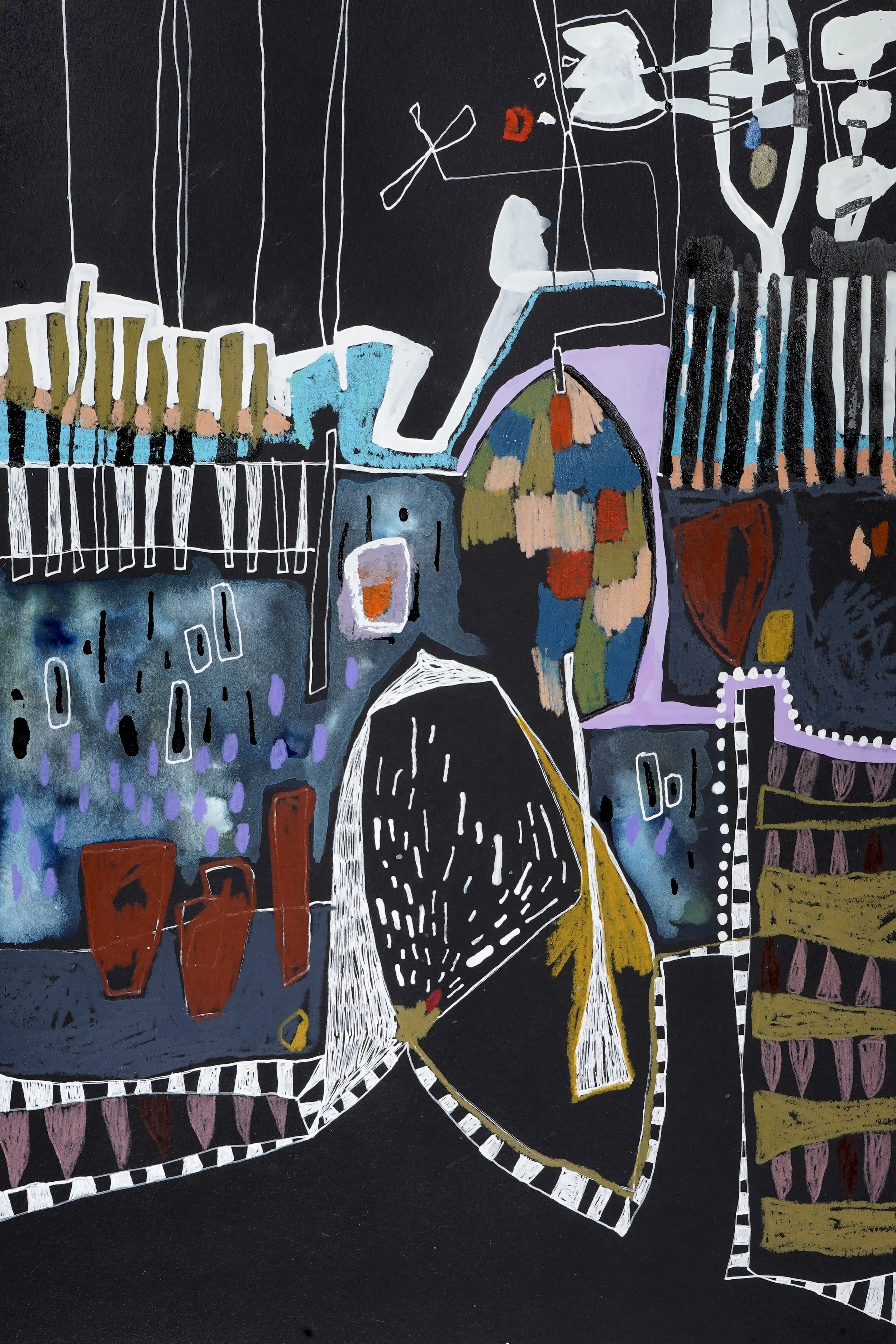 Transit Original Drawing 09 - SOLD