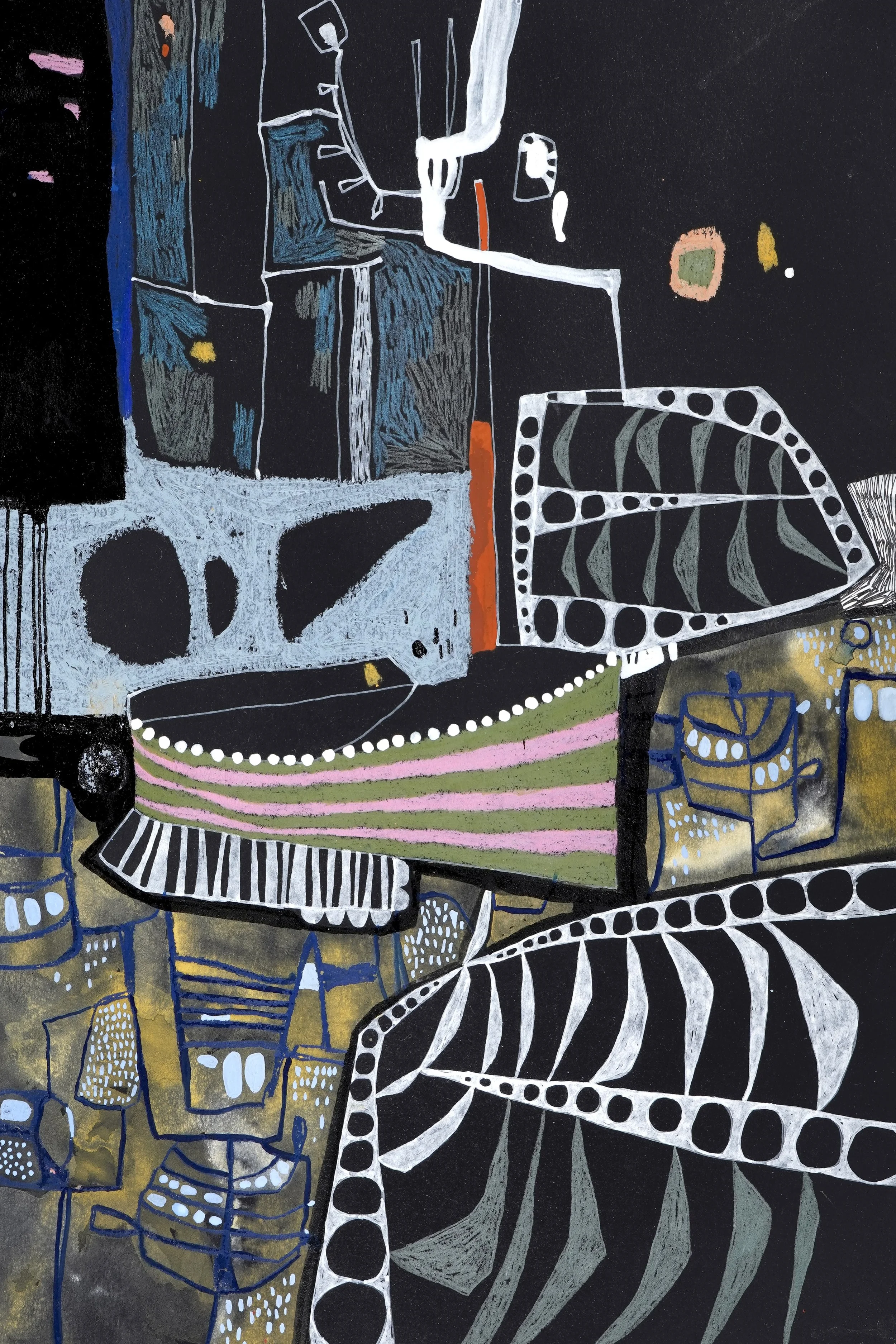 Transit Original Drawing 01 - SOLD