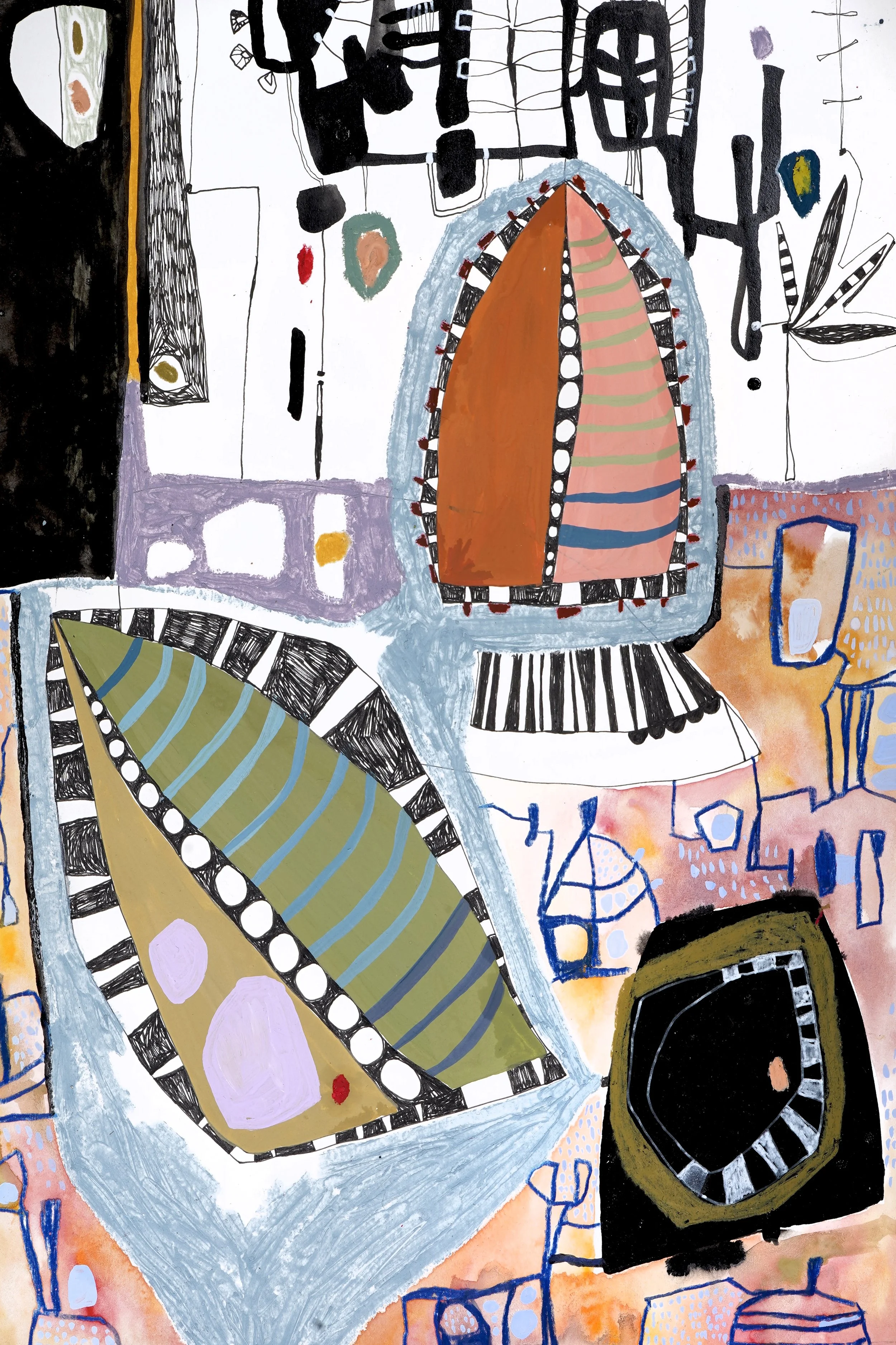 Transit Original Drawing 02 - SOLD