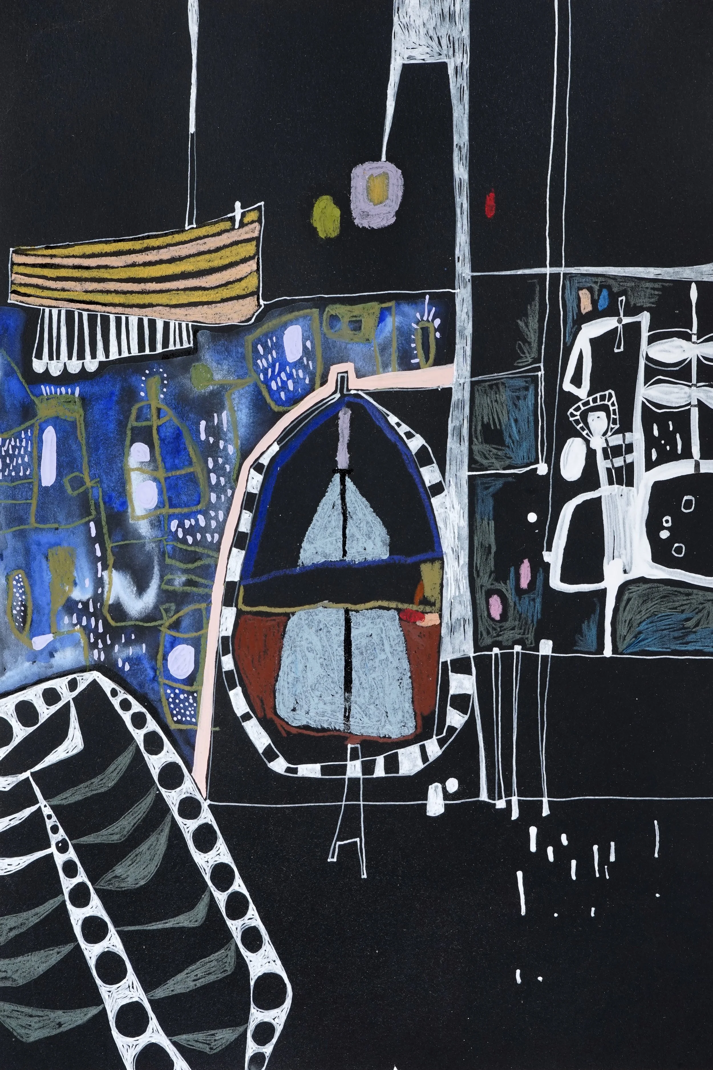 Transit Original Drawing 03 - SOLD