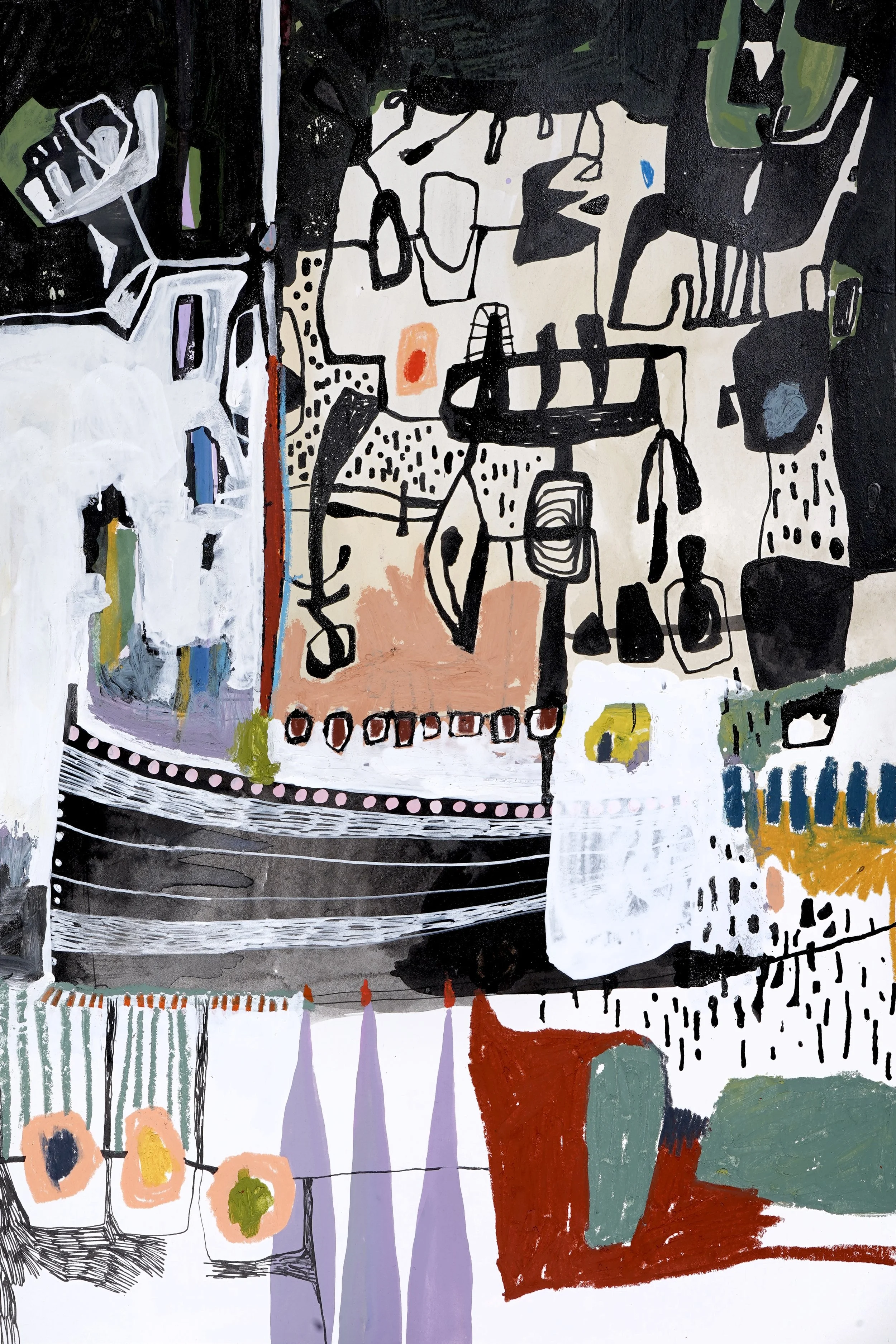 Transit Original Drawing 06 - SOLD