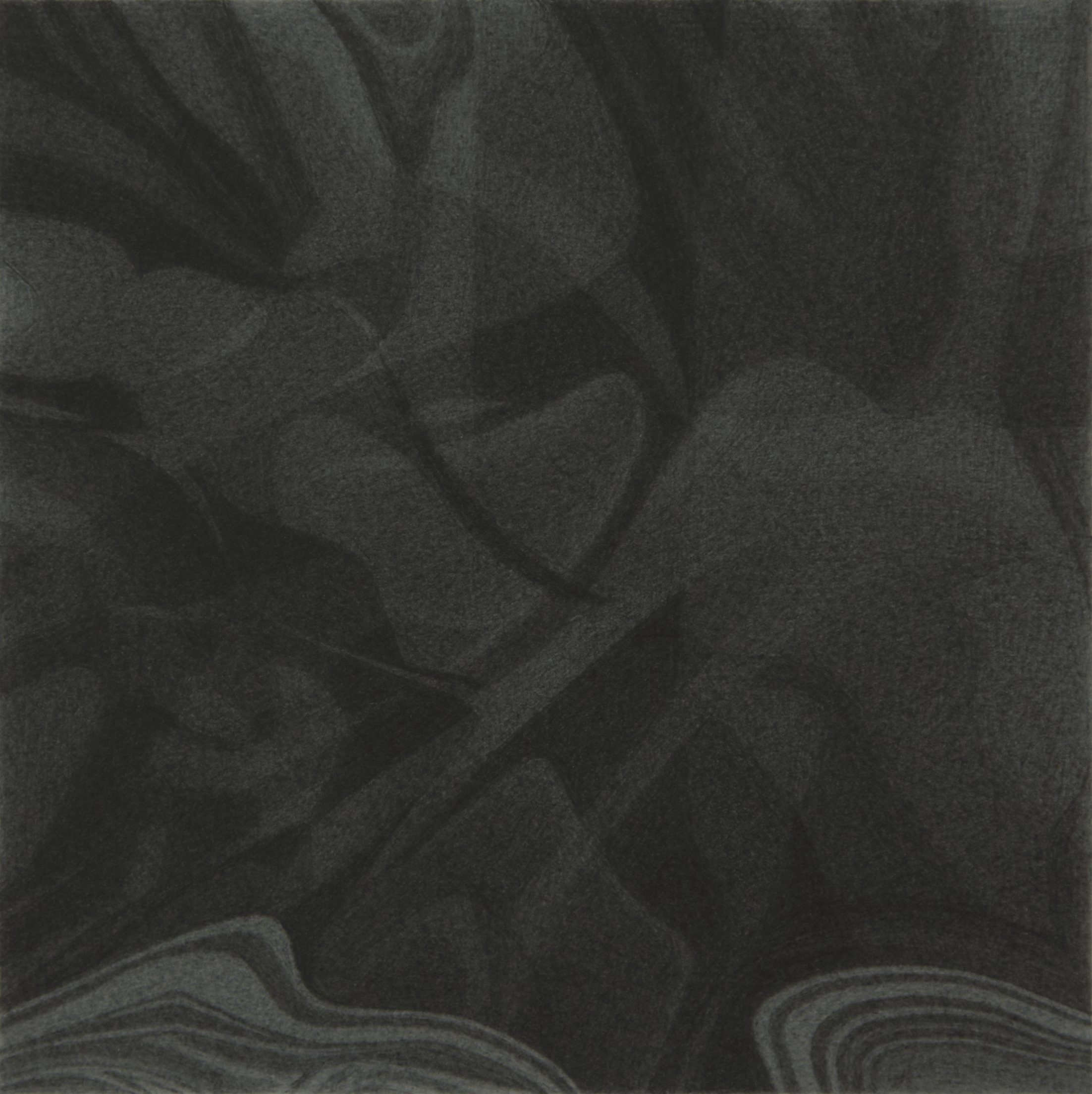  Portal  6x6”, graphite on paper, 2012   