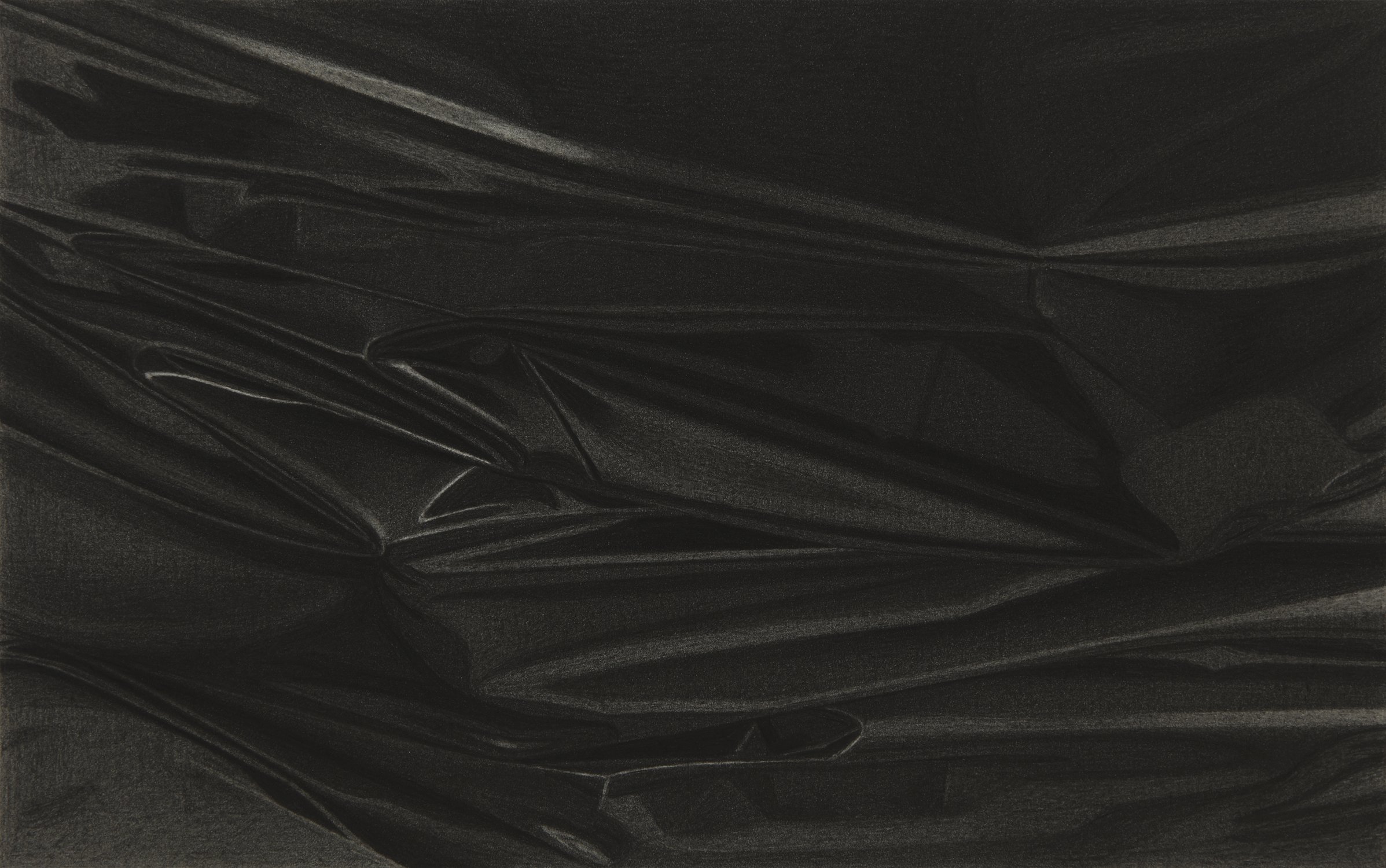  Plastic 2  7.5x12”, graphite on paper, 2012   