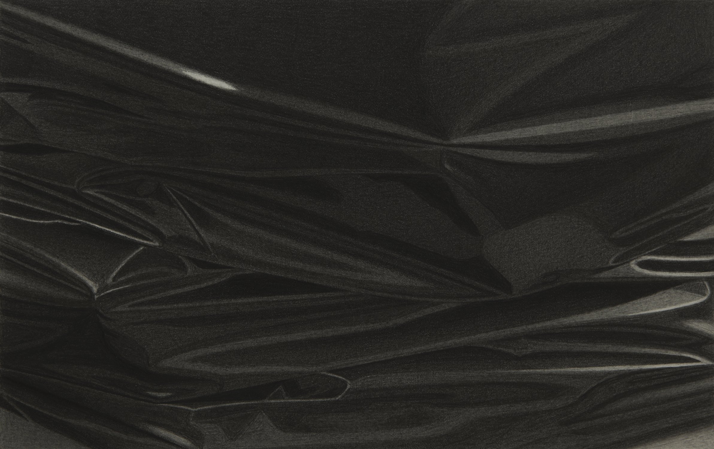  Plastic 3  8x12”, graphite on paper, 2012   