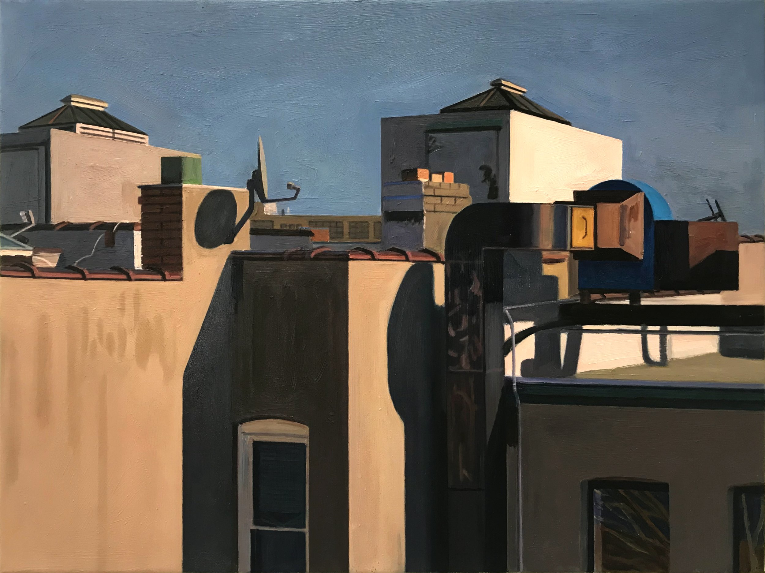  Built Environment  18x24”, oil on canvas, 2022   