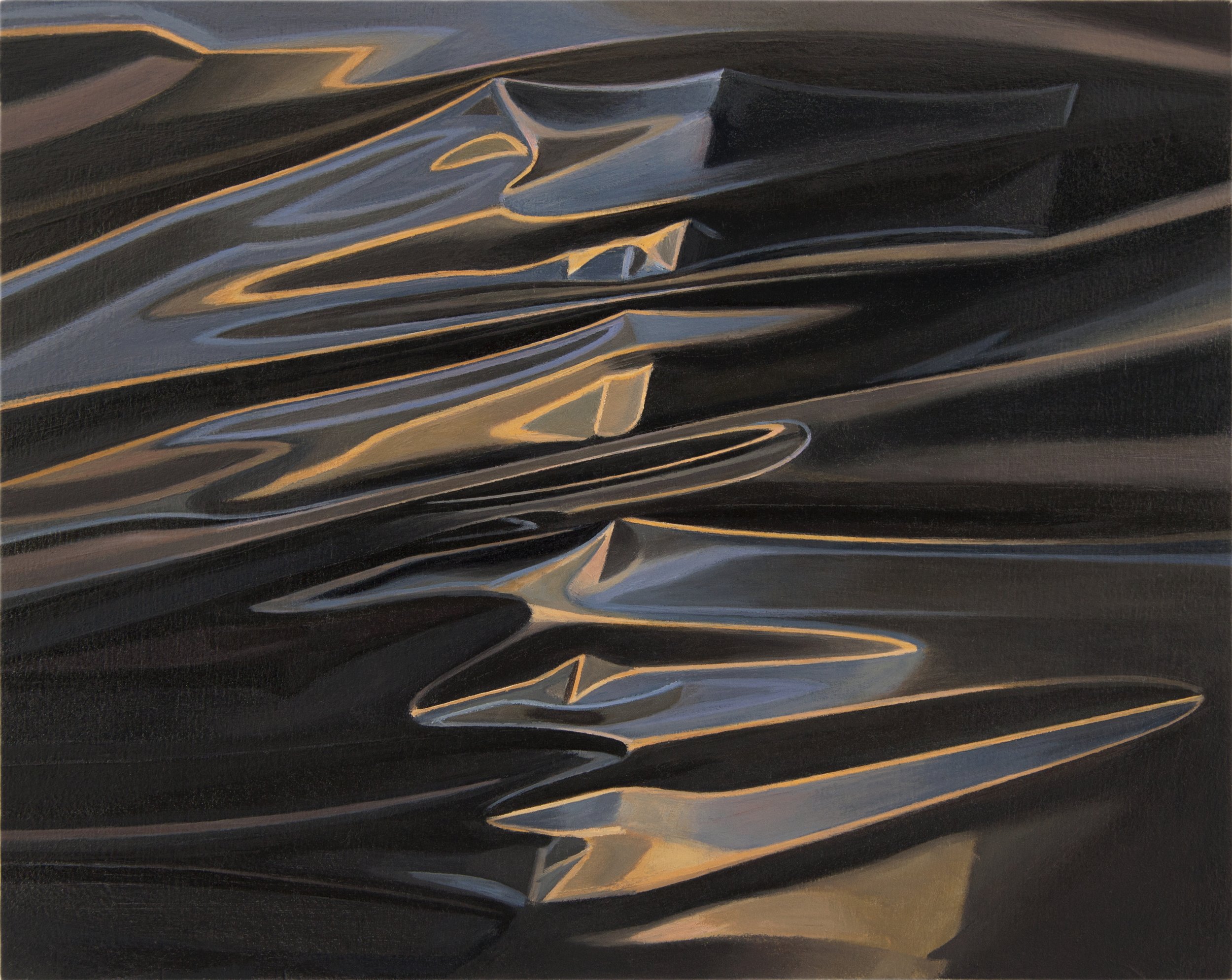  Plastic, Sunny  8x10”, oil on panel, 2015   