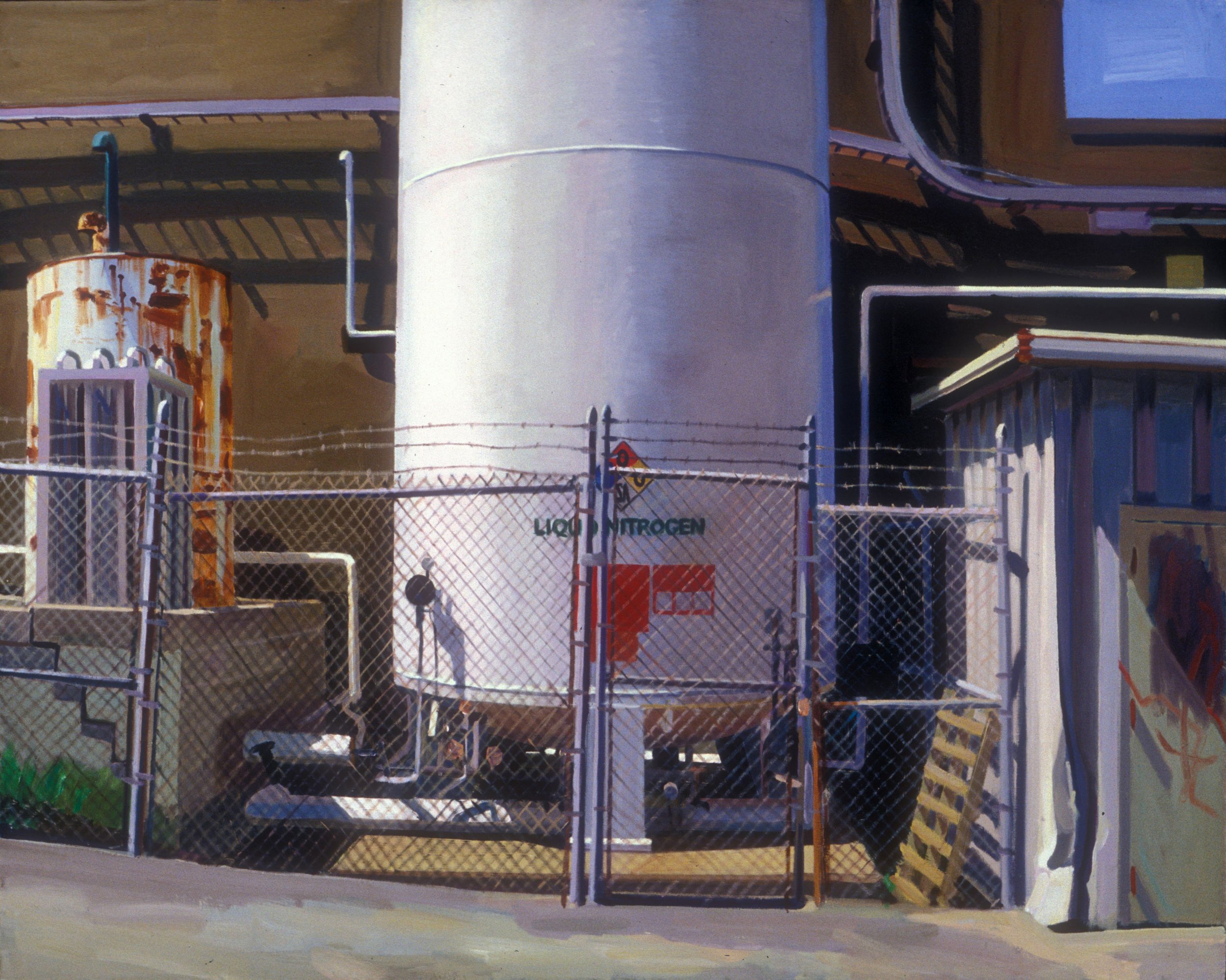  Nitrogen Tank  32x40”, oil on canvas, 2005   