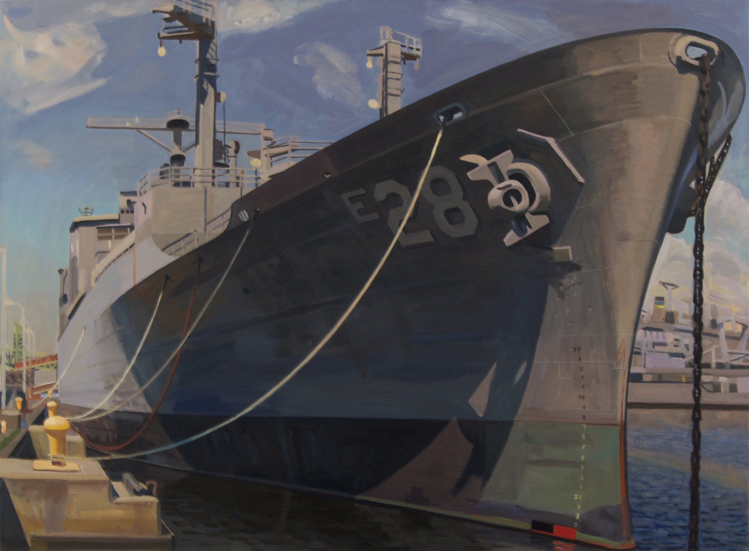  Philly Navy Yard  40x60”, oil on canvas, 2006   