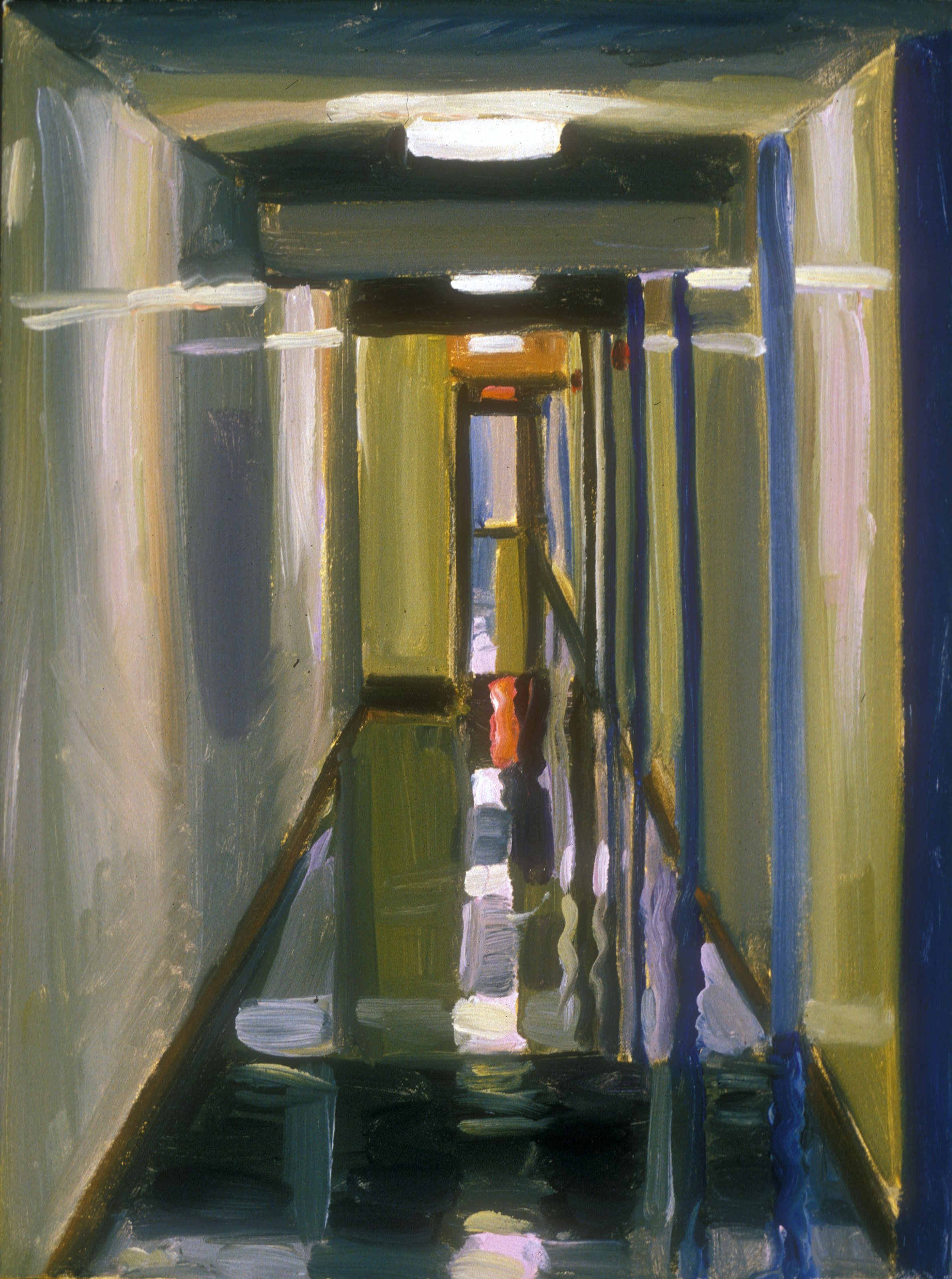  Hallway  20x16”, oil on canvas, 2007   