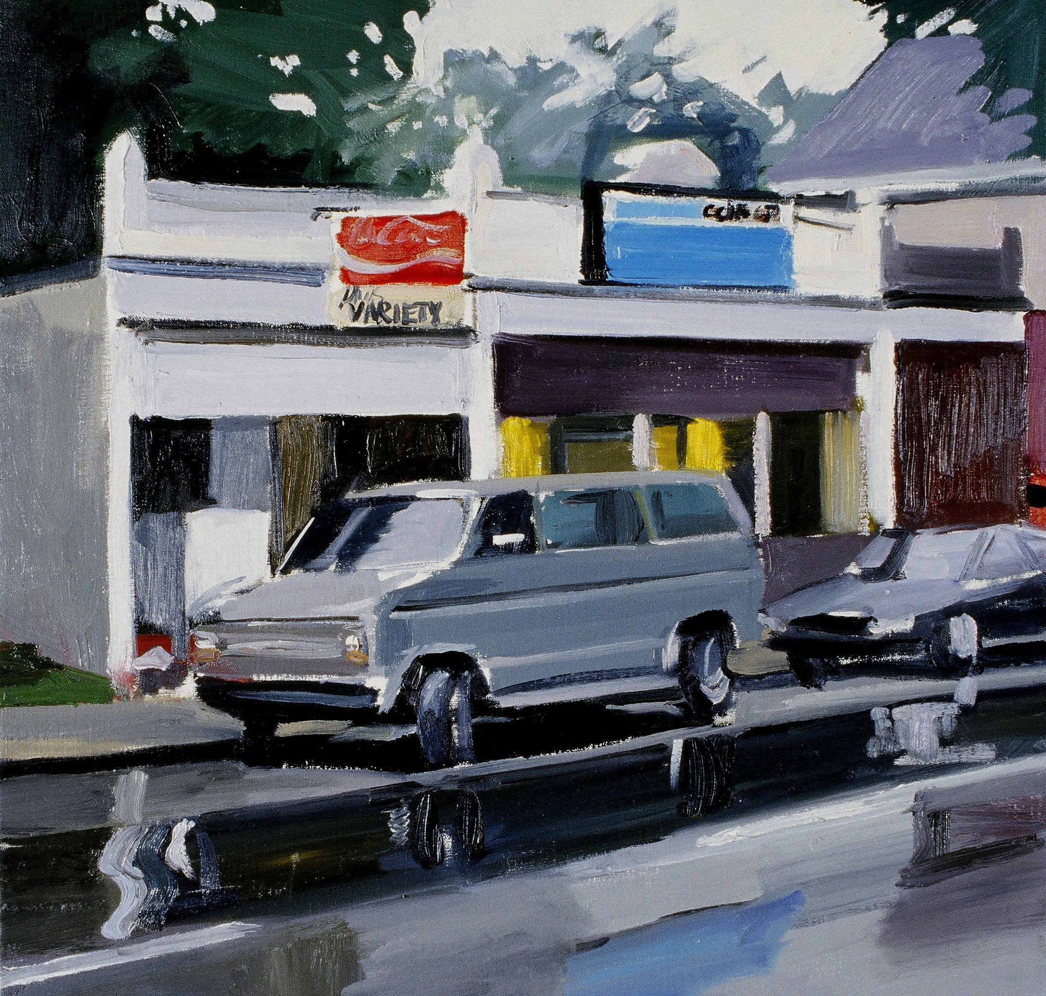  Rainy Afternoon  22x22”, oil on canvas, 2000   