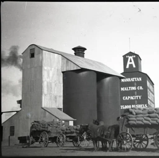 Manhattan-grain-elevator-and-loaded-wagons-Montana-Memory-Project.jpg