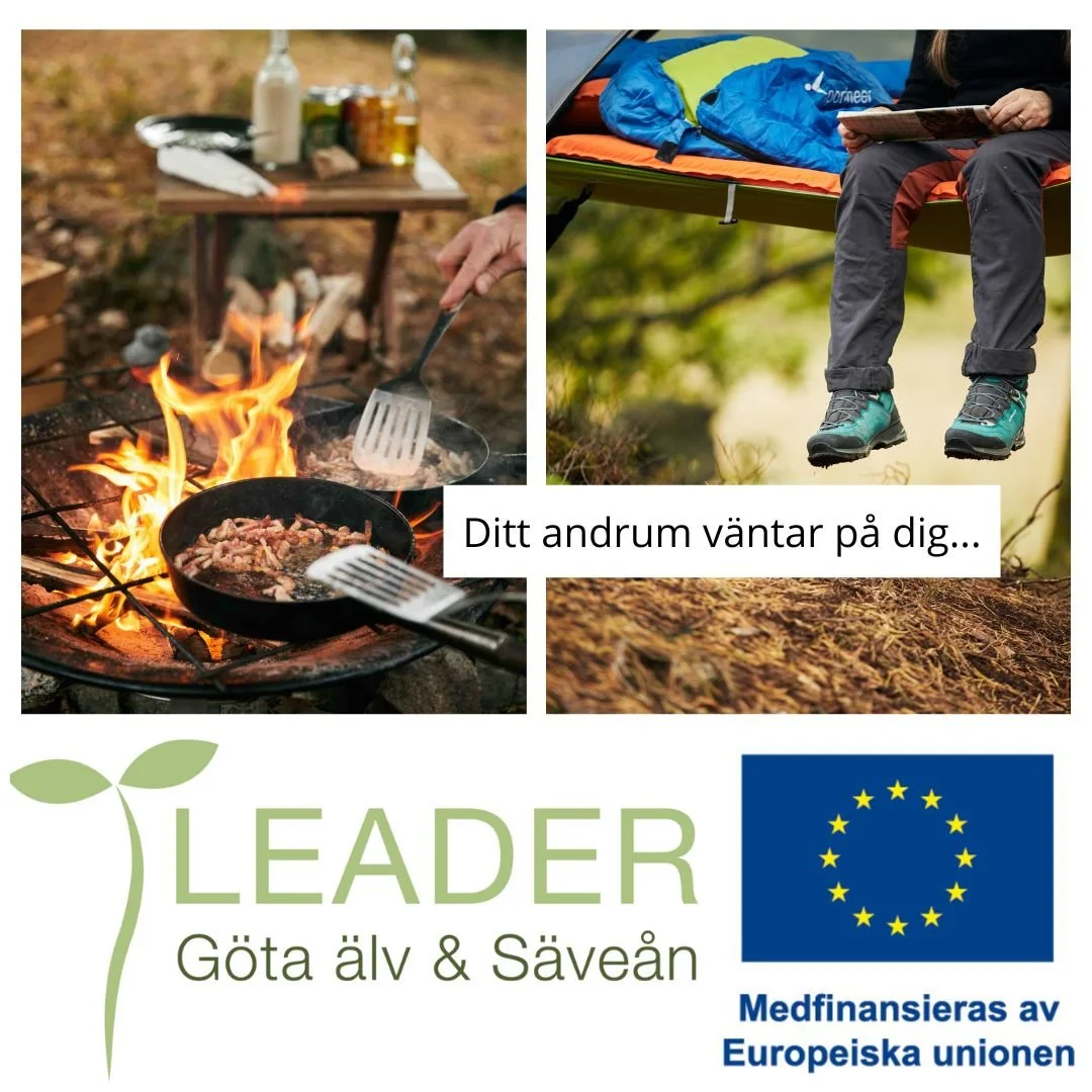 Ut och njut &ndash; vi sk&ouml;ter det praktiska! 🌿 Sl&auml;pp vardagsstressen och upplev naturen p&aring; riktigt! 
🔥 Laga mat &ouml;ver &ouml;ppen eld eller sov i tr&auml;dt&auml;lt under stj&auml;rnorna. 
📍 Plats: Hj&auml;llsn&auml;s Eco-camp v
